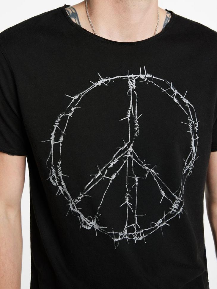 BARBWIRE PEACE TEE image number 3
