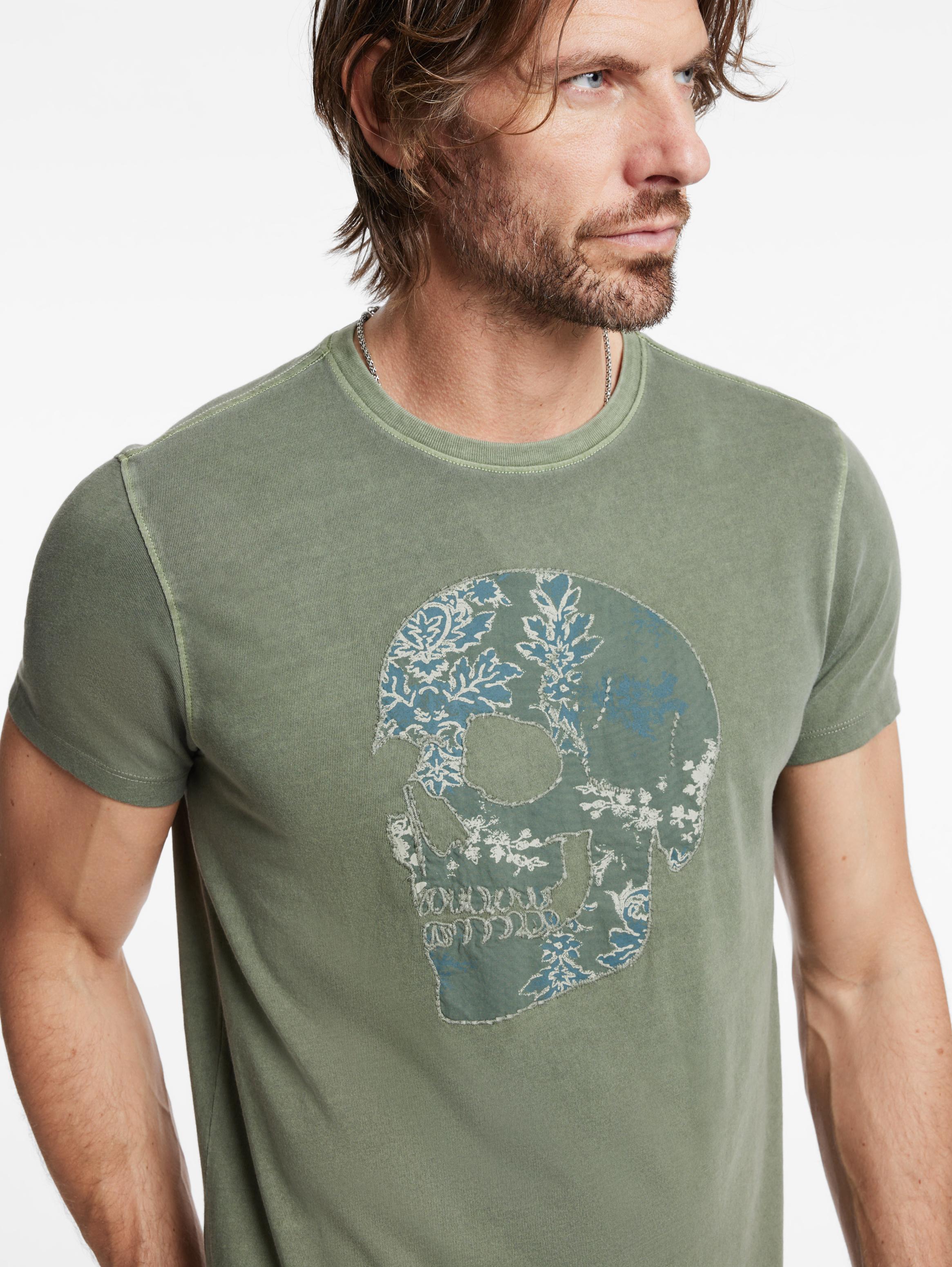 APPLIQUE SKULL TEE image number 3