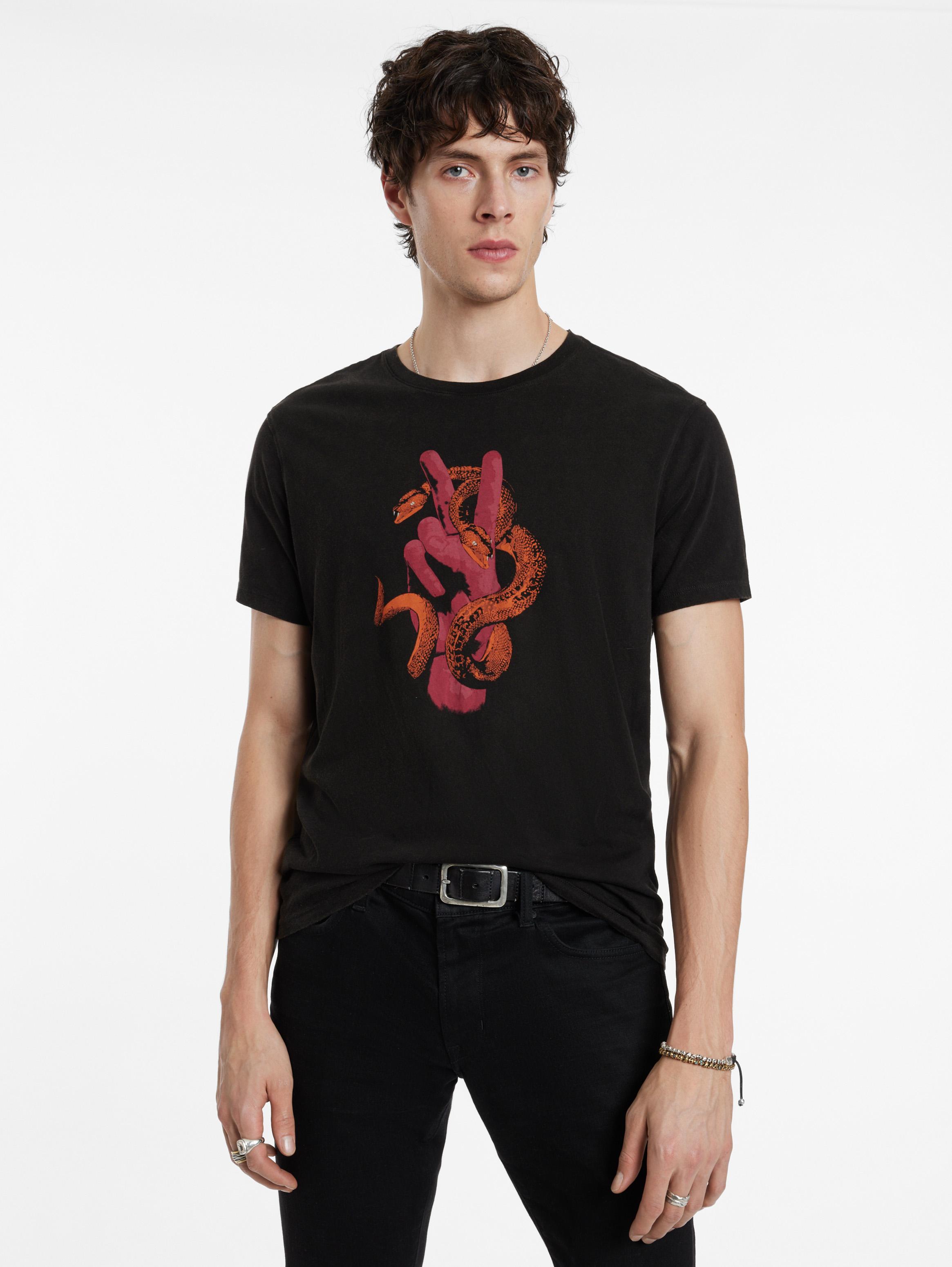 PEACE SNAKE TEE | John Varvatos