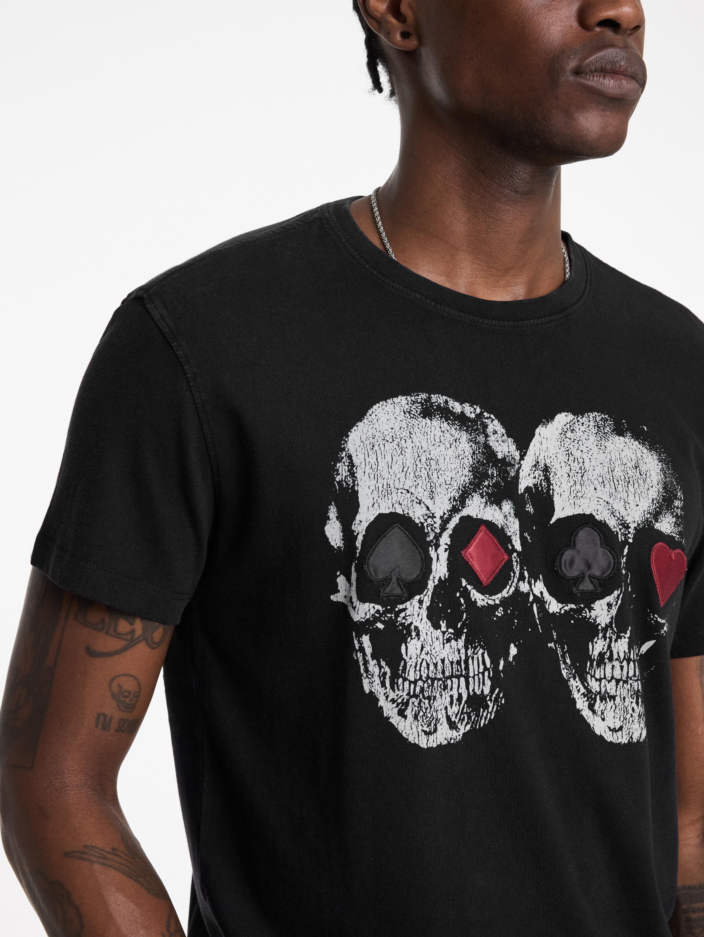 DOUBLE SKULL TEE image number 3