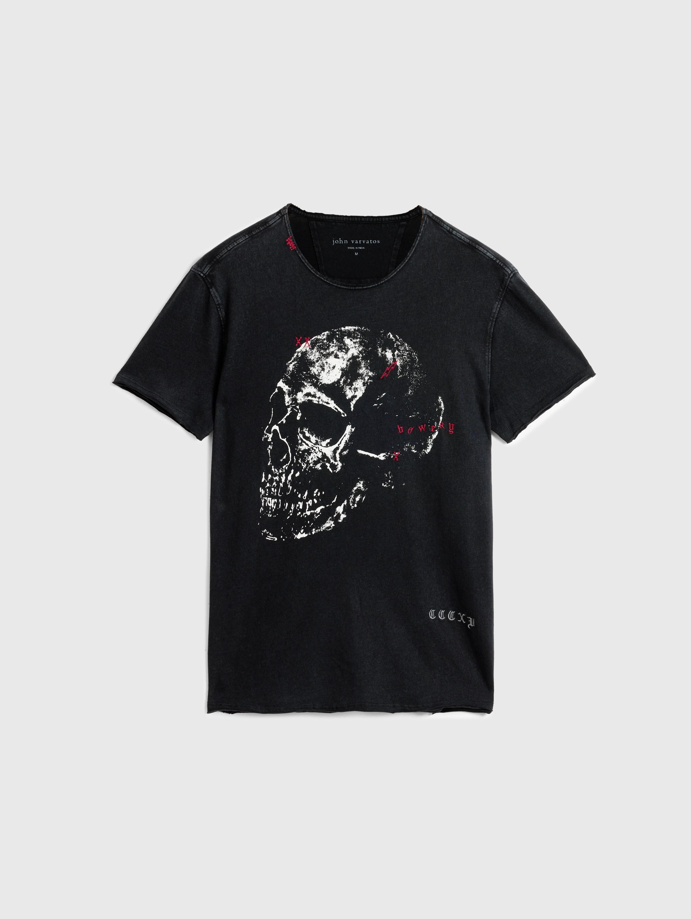 BOWERY SKULL TEE | John Varvatos