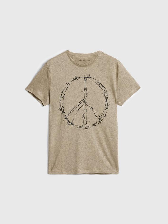 BARBED WIRE PEACE TEE