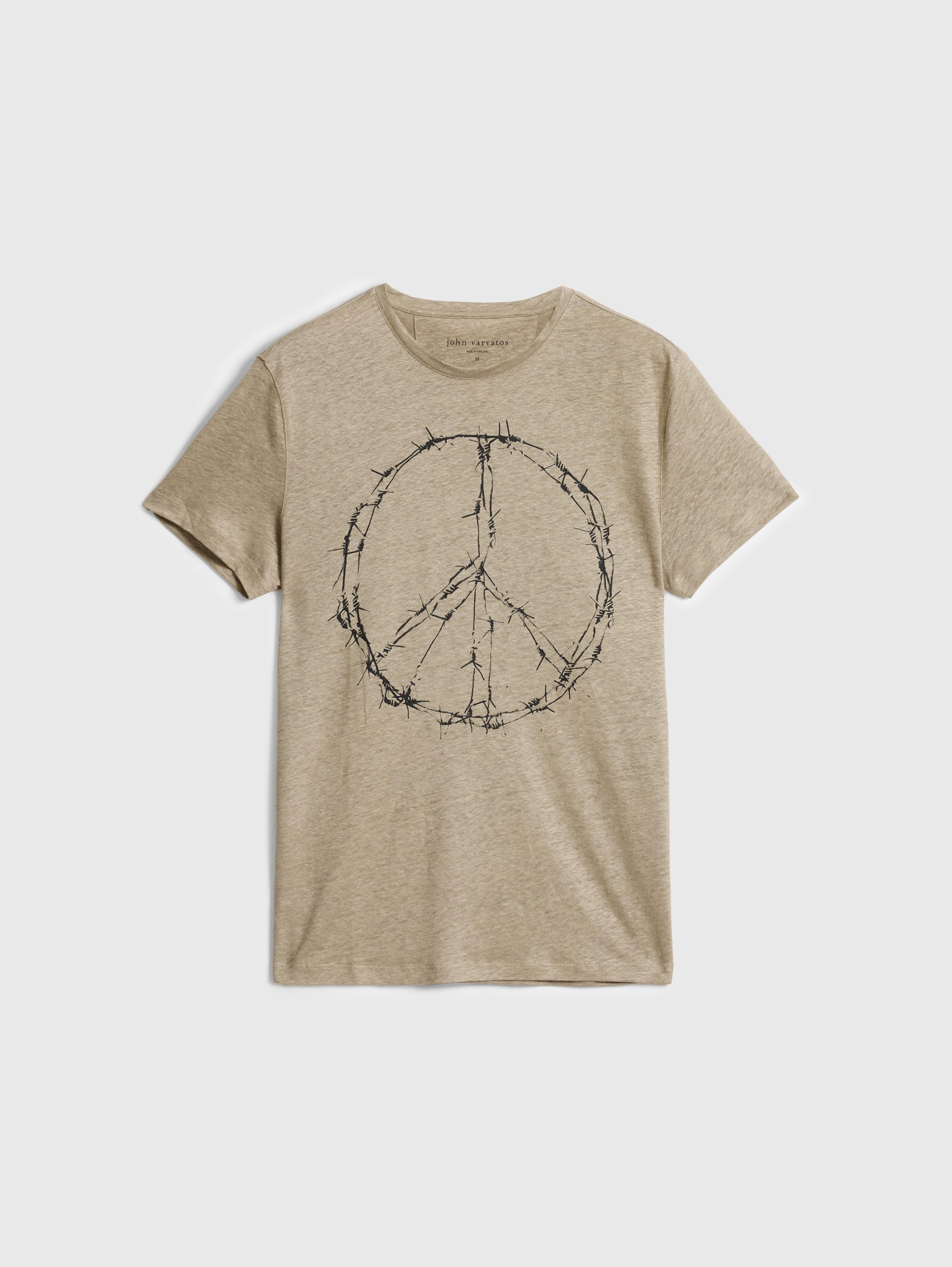 BARBED WIRE PEACE TEE image number 1