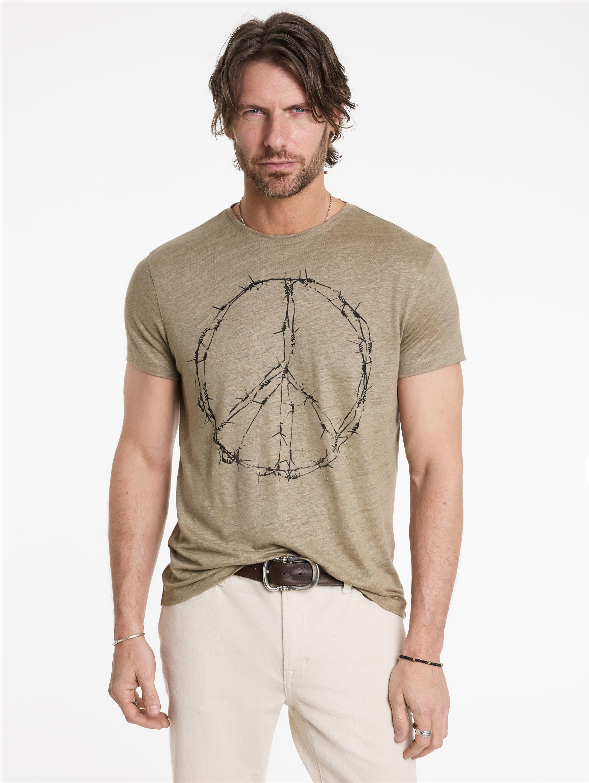 BARBED WIRE PEACE TEE image number 2