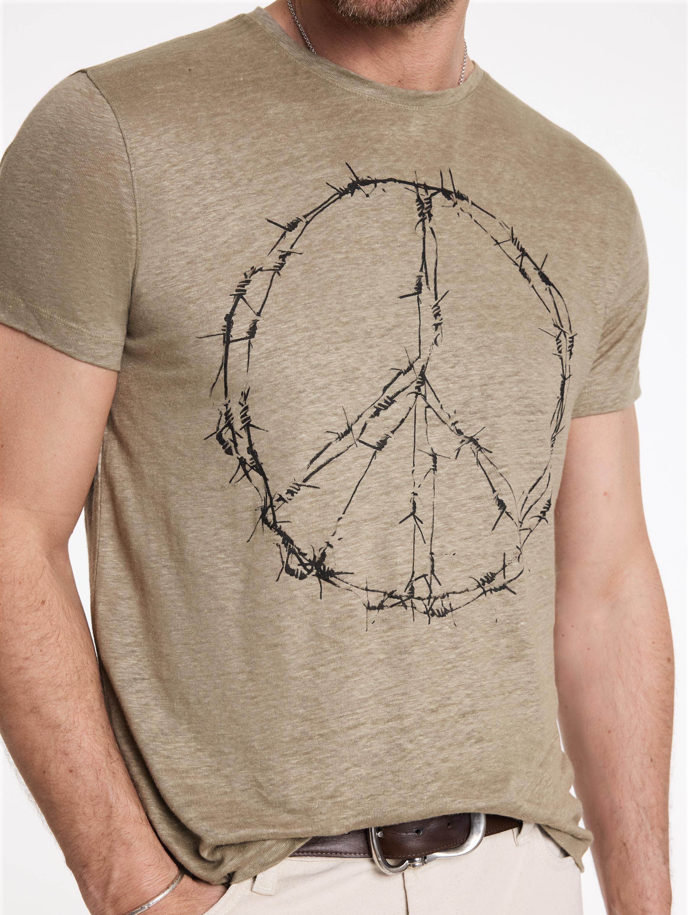 BARBED WIRE PEACE TEE image number 3