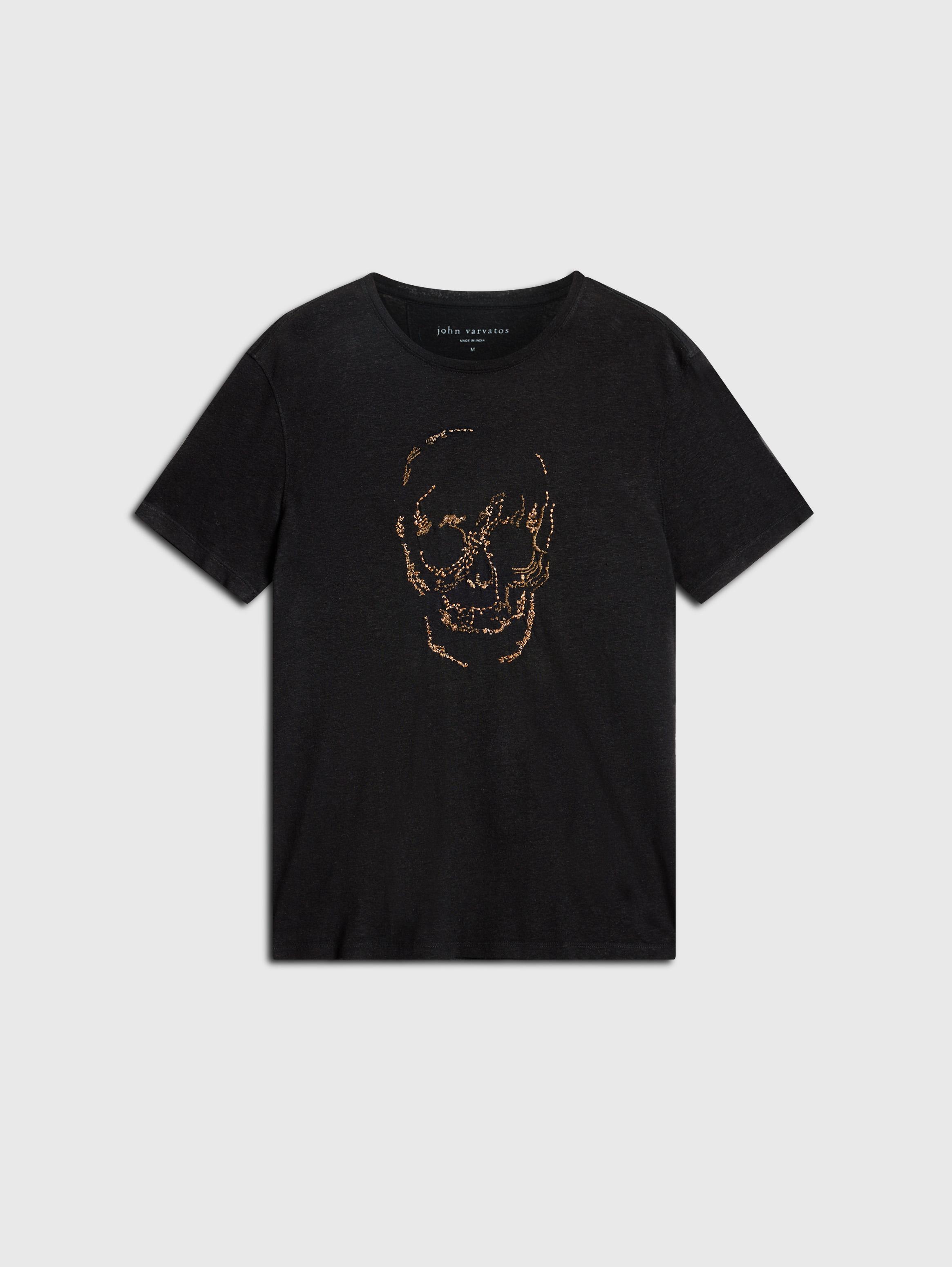 EMBELLISHED SKULL TEE