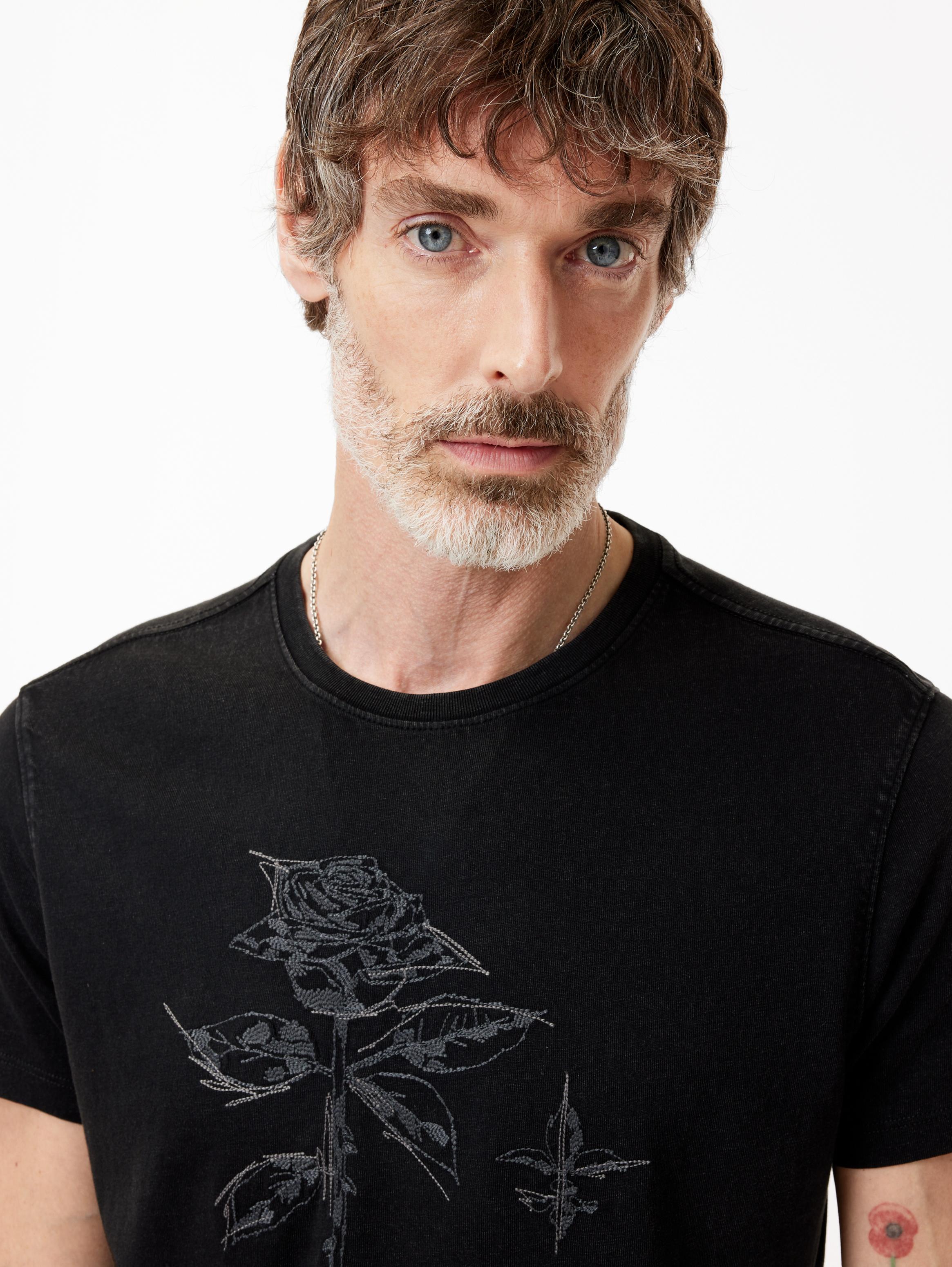 ROSE AND SKULL TEE image number 3