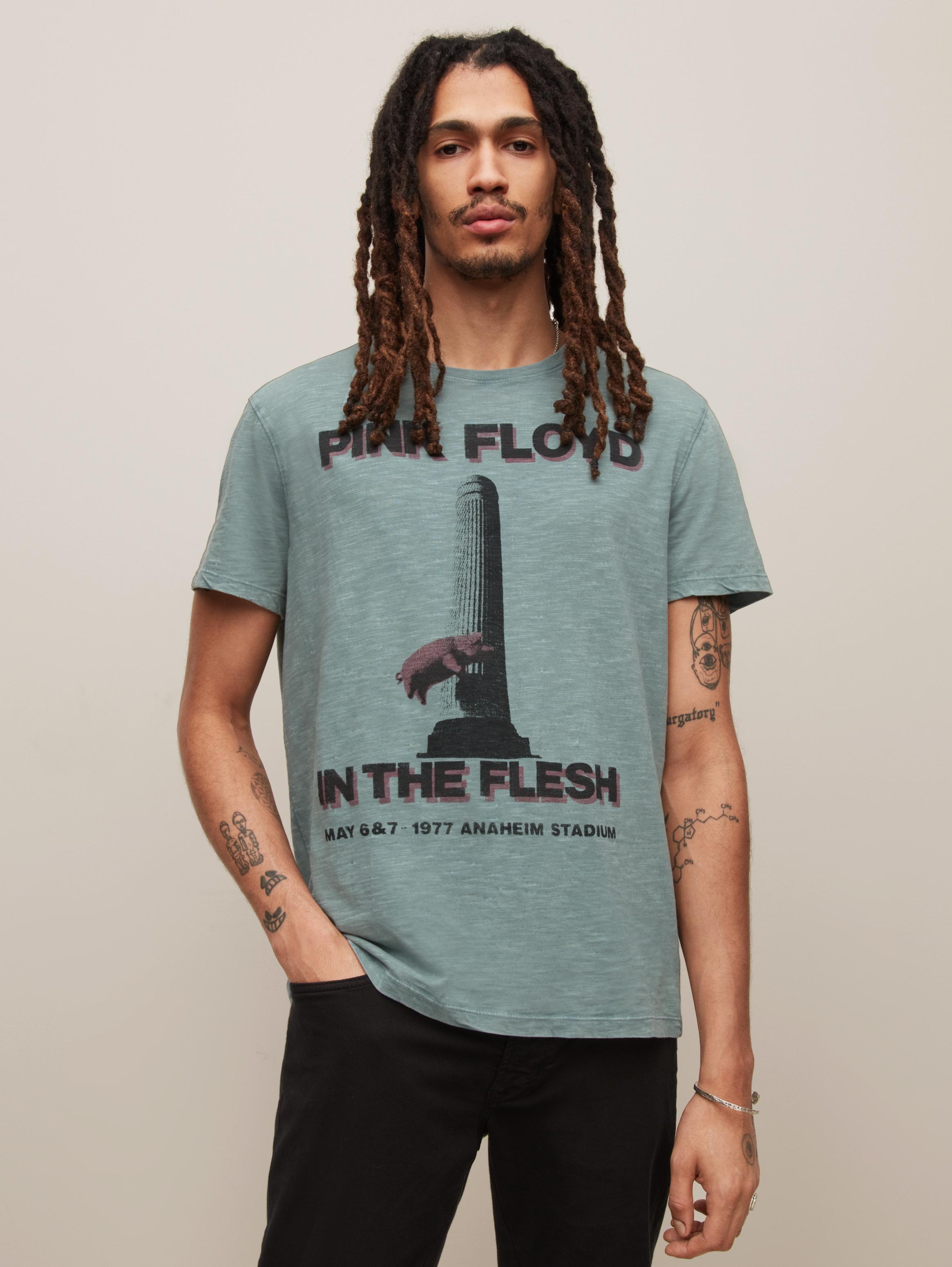 PINK FLOYD IN THE FLESH CREW NECK TEE image number 1