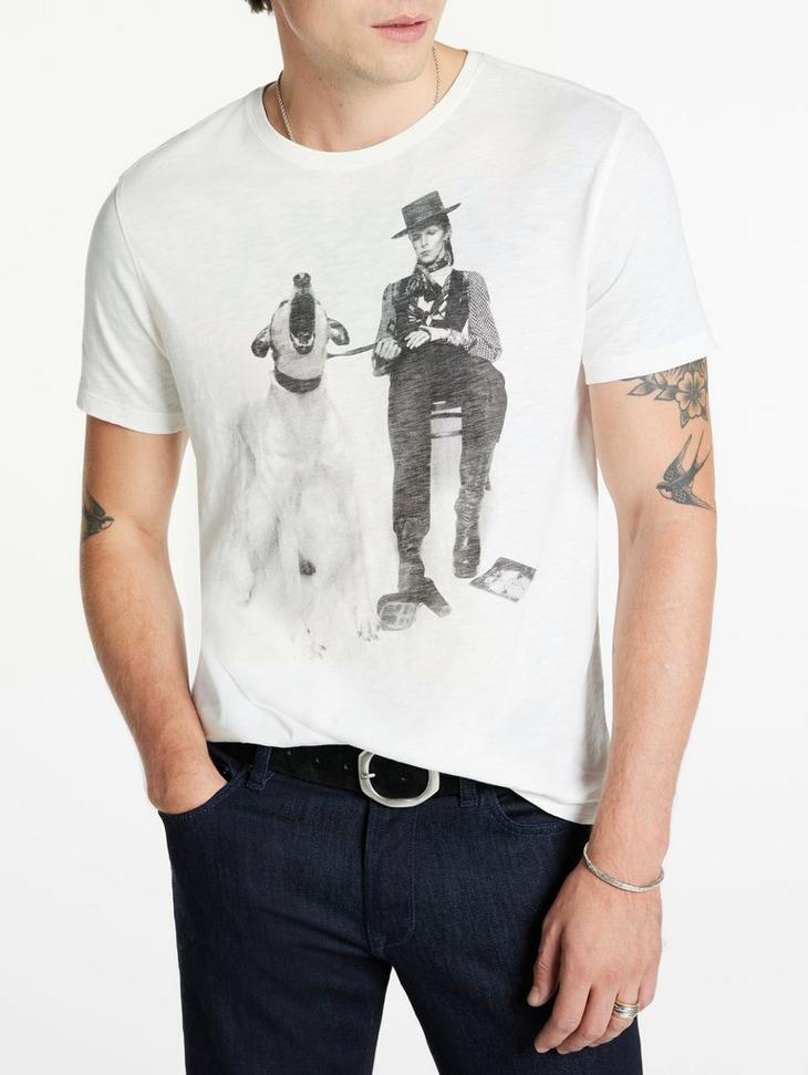 BOWIE WITH DOG TEE image number 2