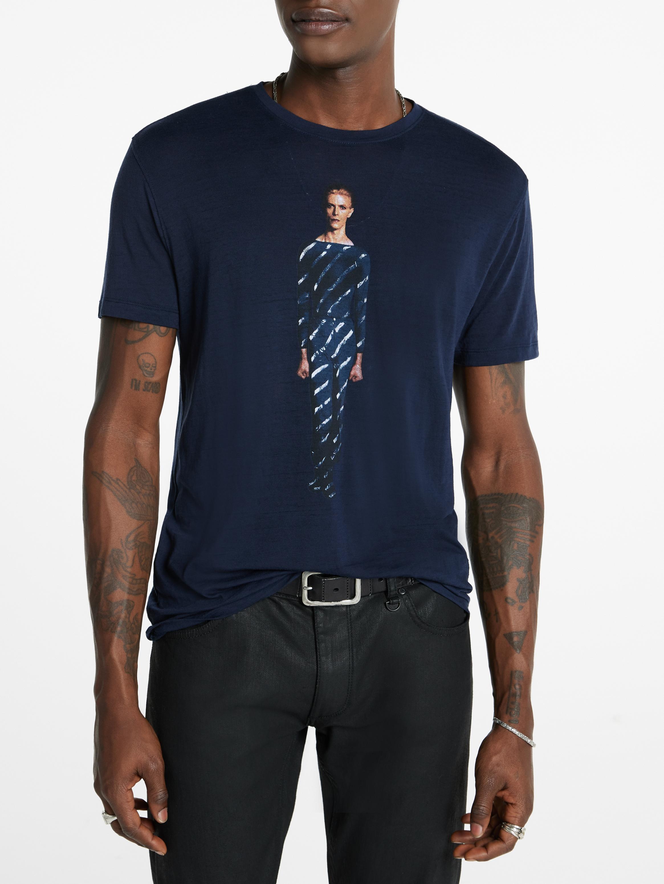 BOWIE BLUE TEE