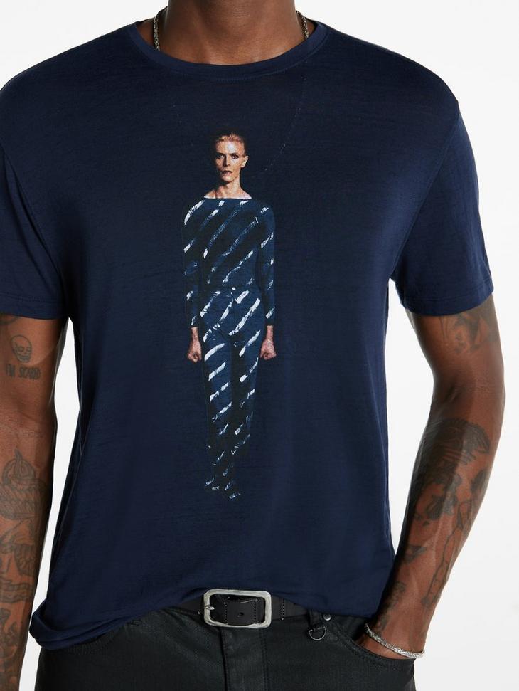 BOWIE BLUE TEE image number 5