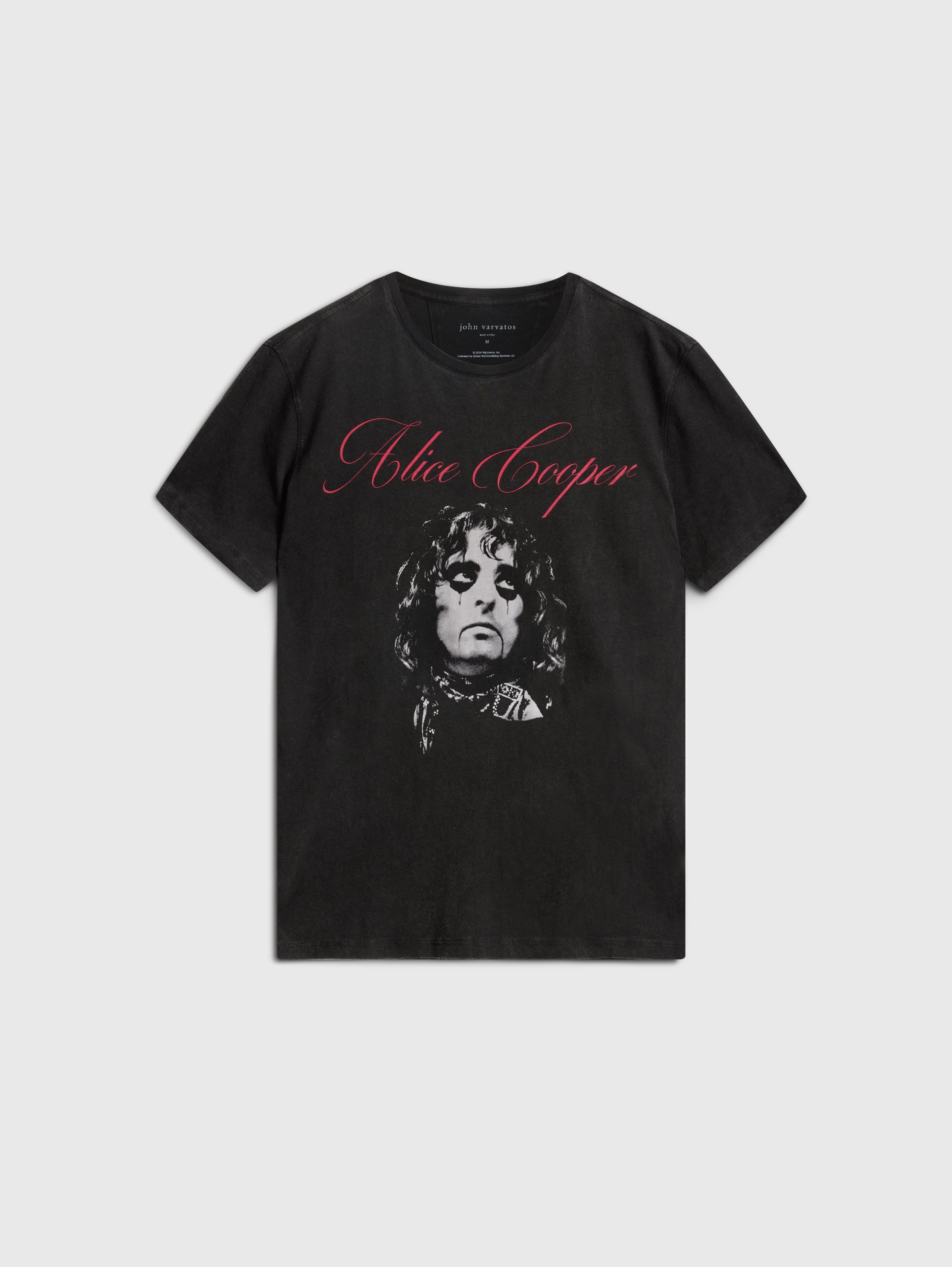 ALICE COOPER SCRIPT TEE