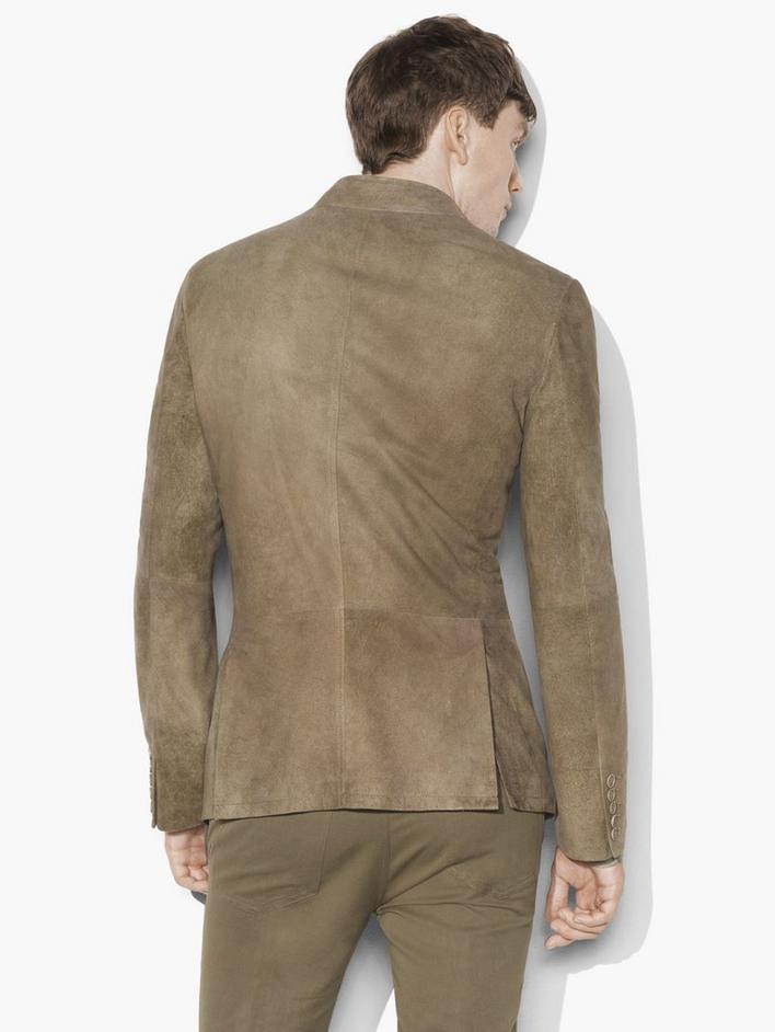 Suede Double-Breasted Jacket image number 2