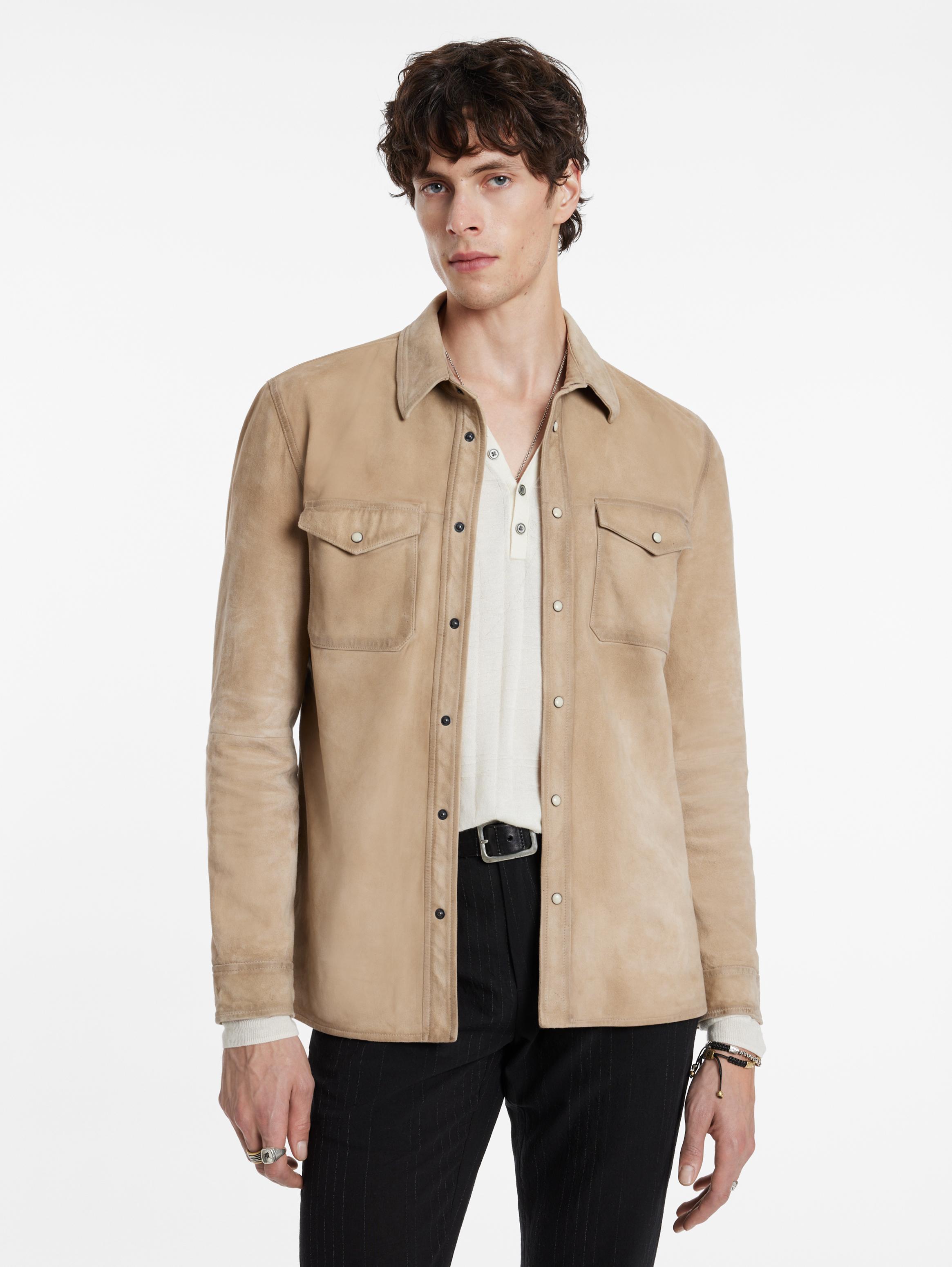 Beige hotsell shirt jacket