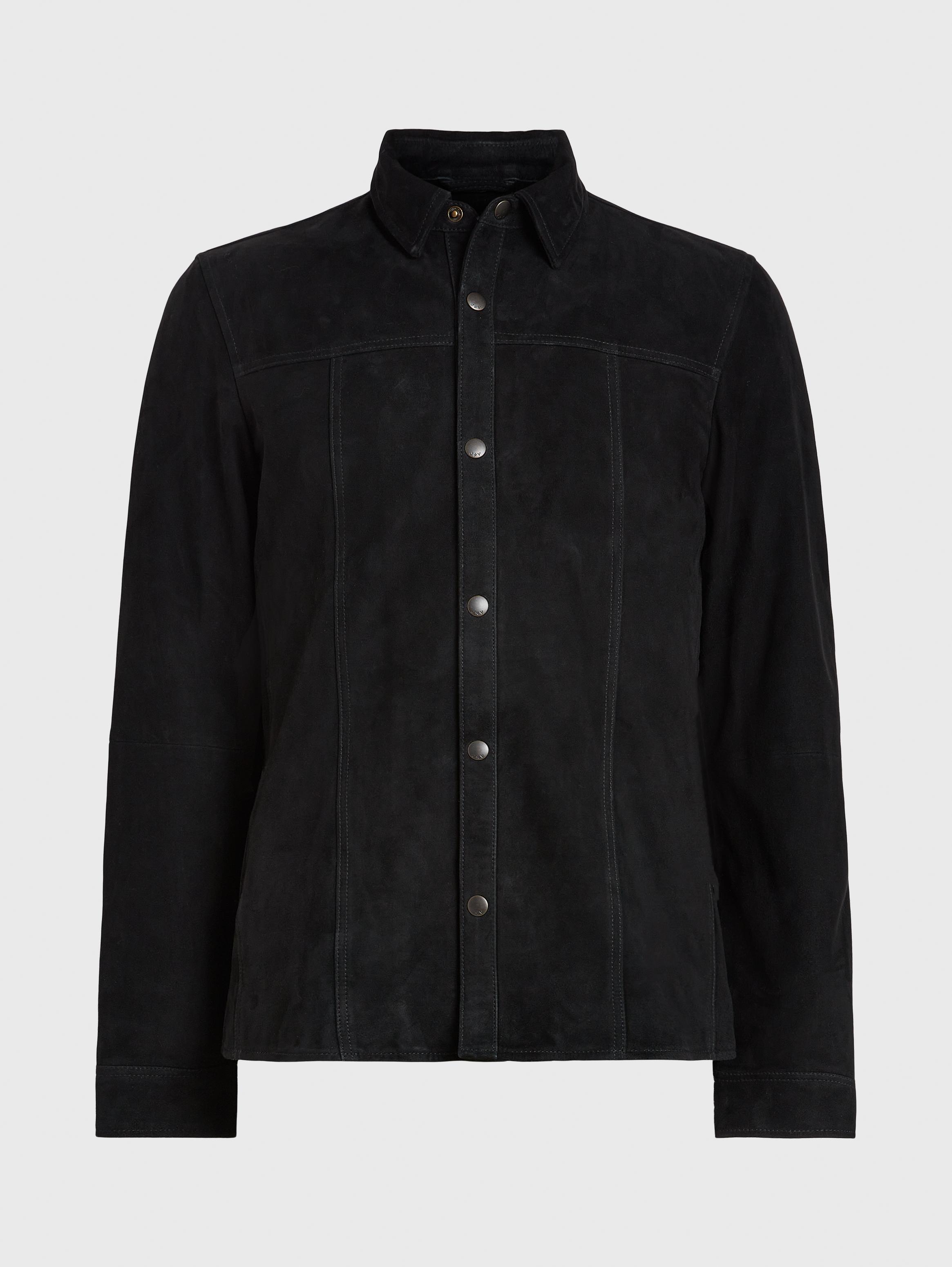 SUEDE SHIRT JACKET