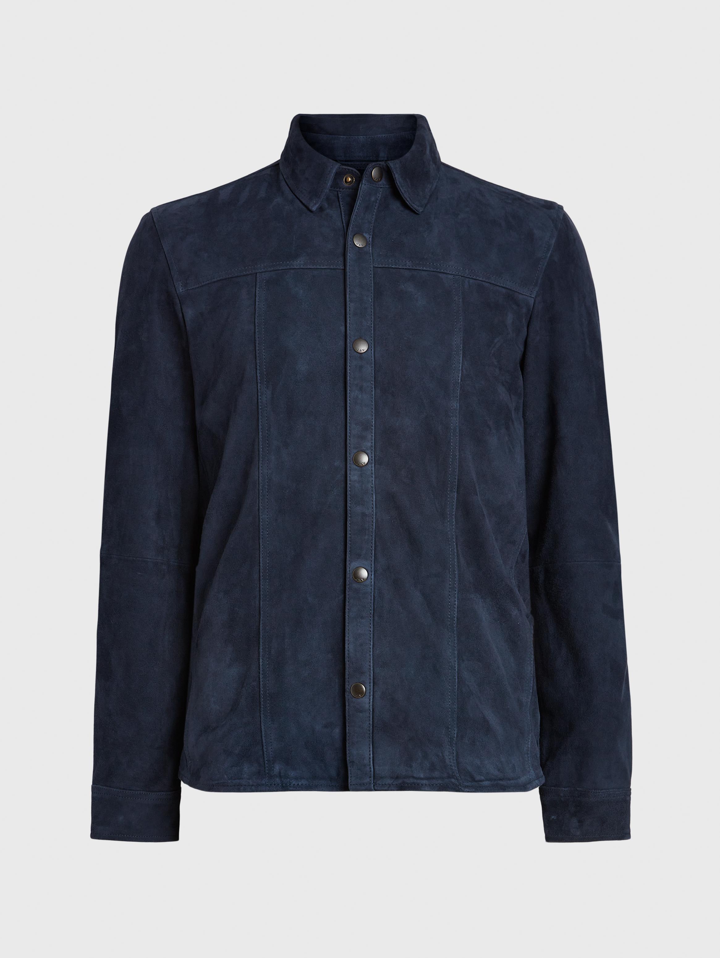 SUEDE SHIRT JACKET | John Varvatos