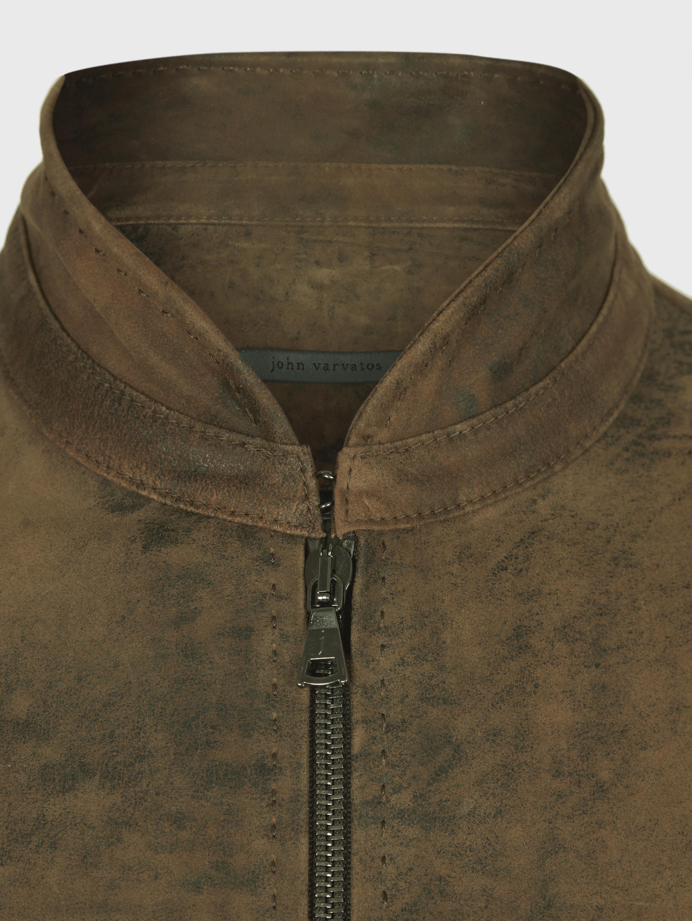 SLIM FIT JACKET WITH ARTISAN STITCH image number 7