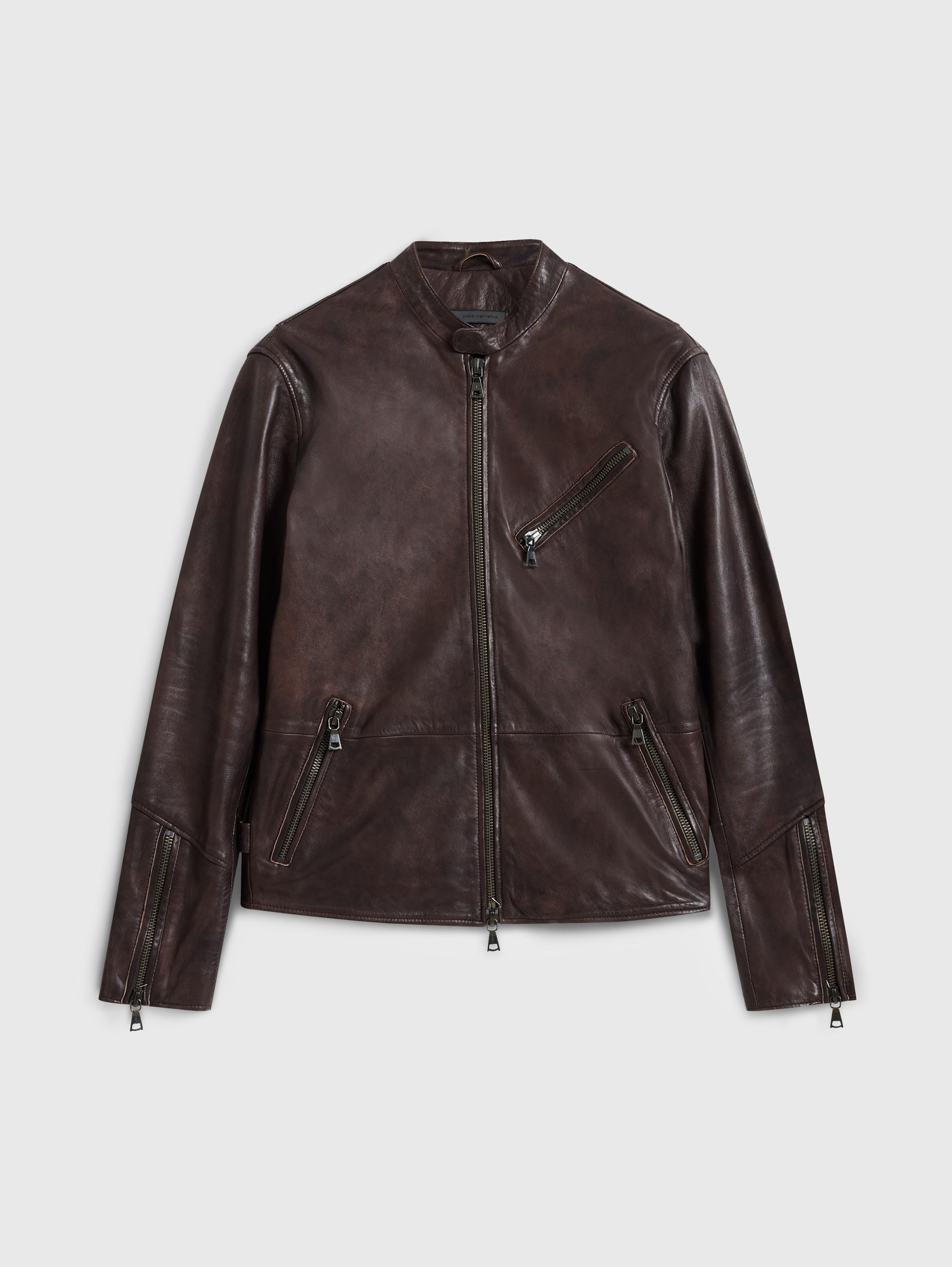 Men's Leather Jackets | Leather Shirt Jackets | John Varvatos