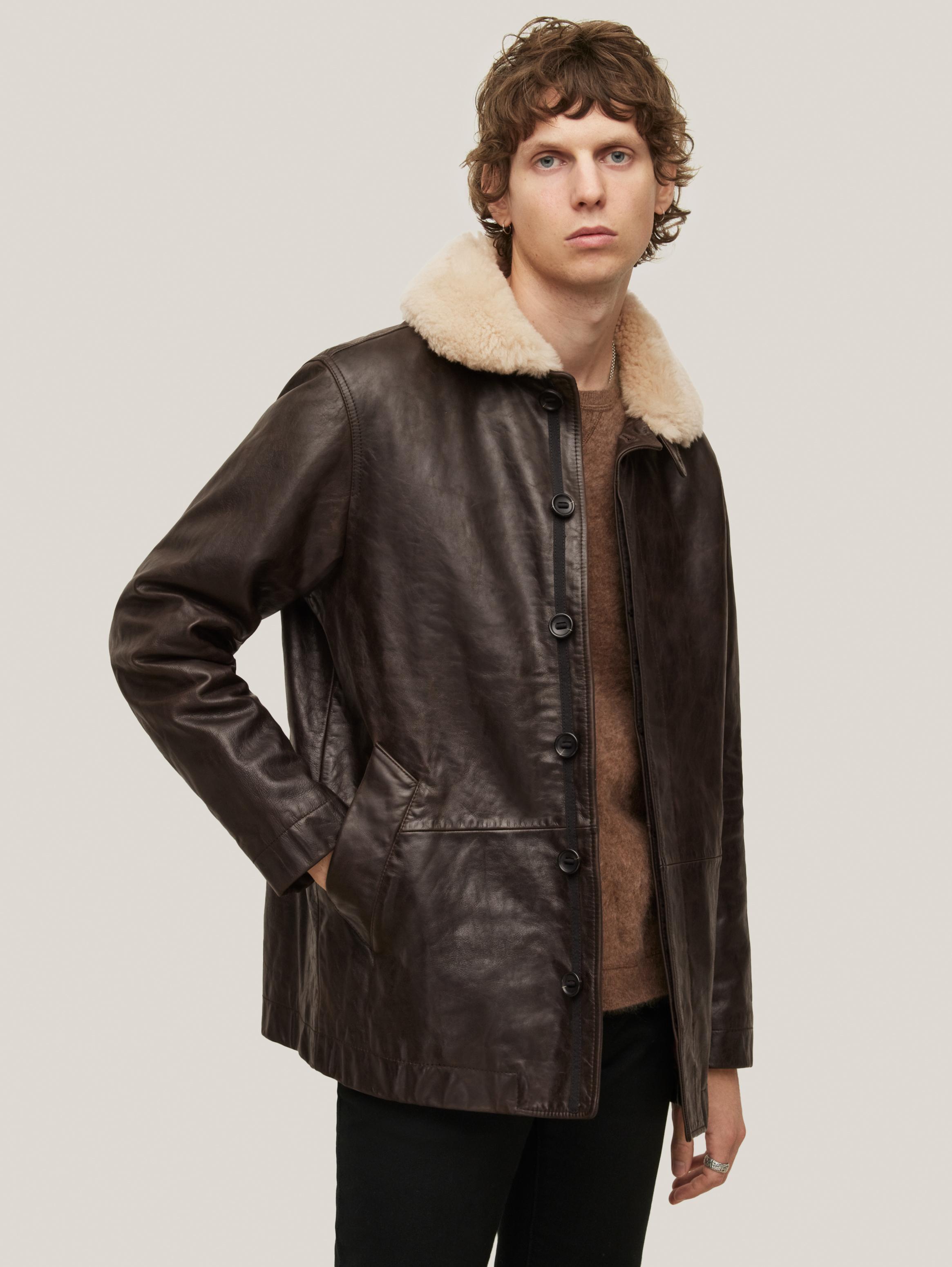 John varvatos 2024 shearling jacket