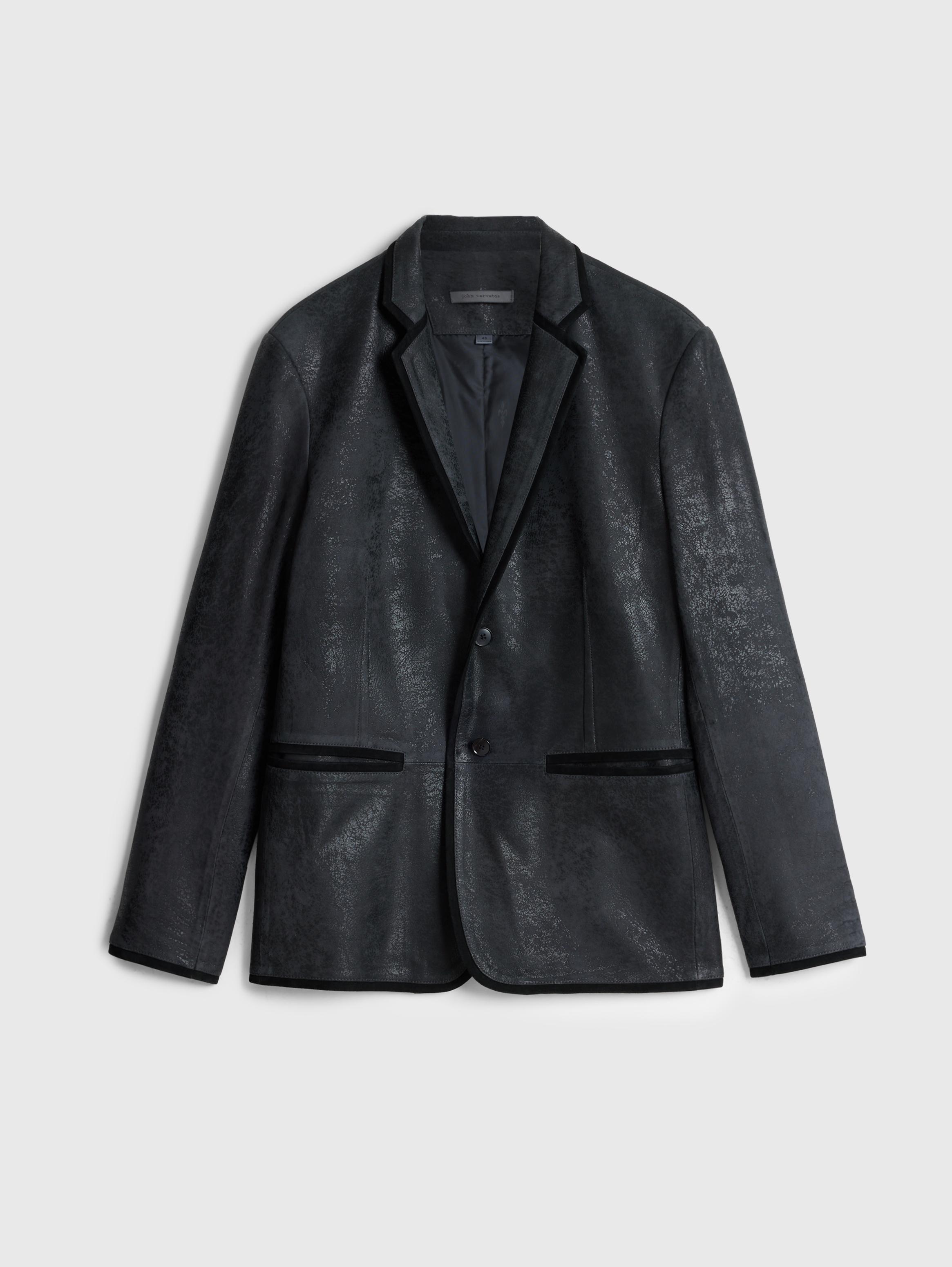 One Jacket, Two Spies – The John Varvatos Suede Racer Jacket