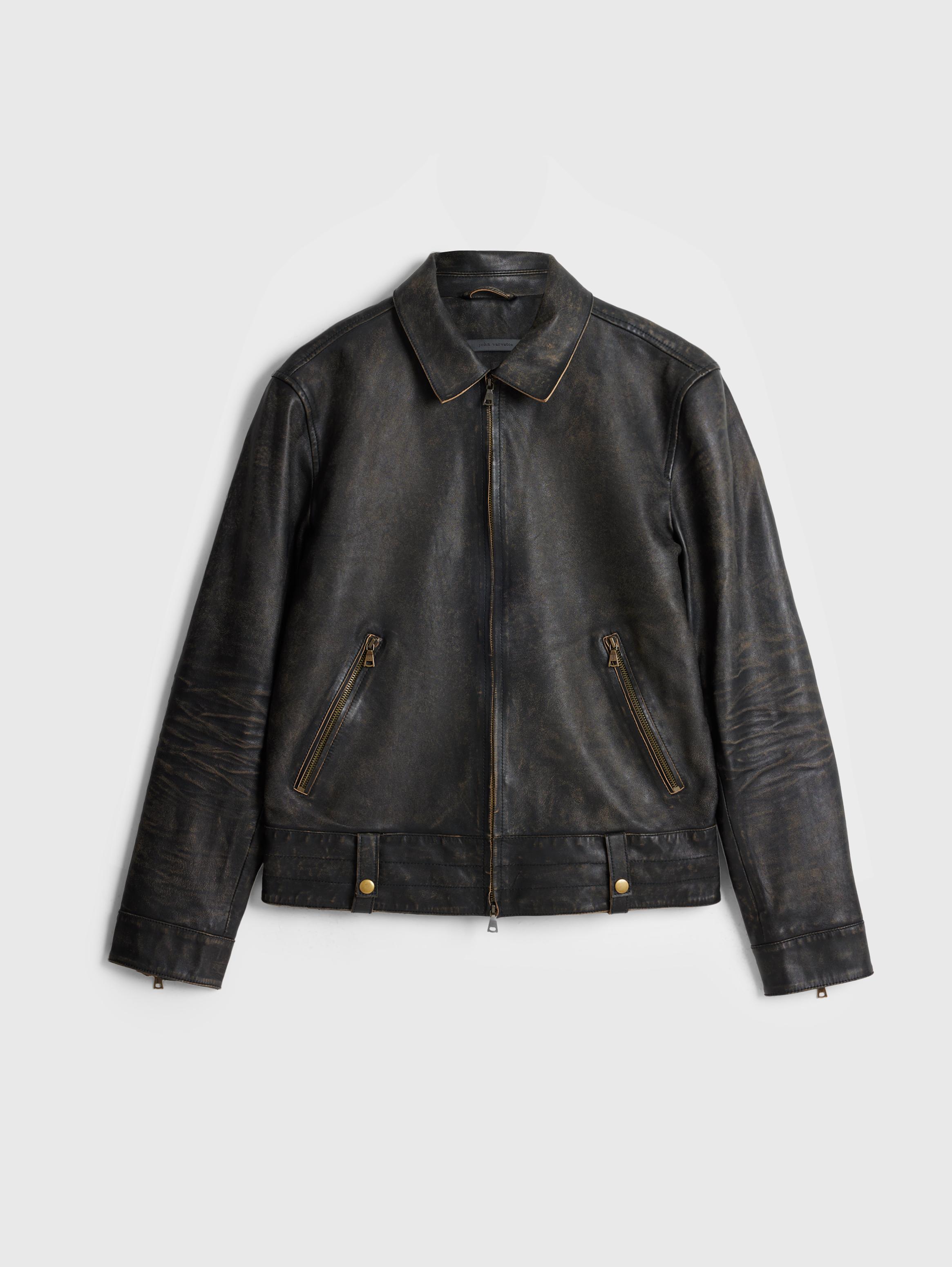 Men's Leather Jackets | Leather Shirt Jackets | John Varvatos