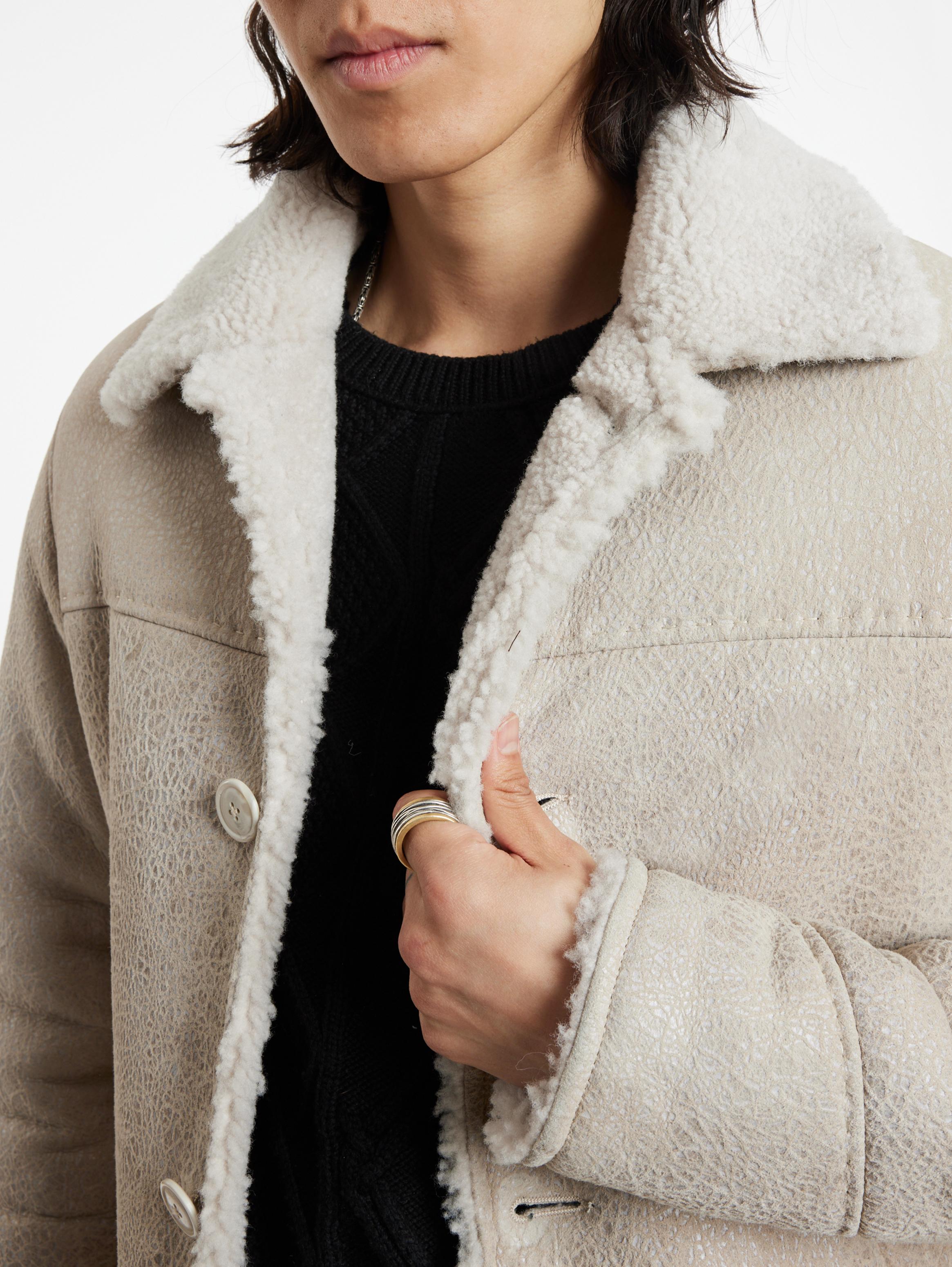 John varvatos 2025 shearling jacket