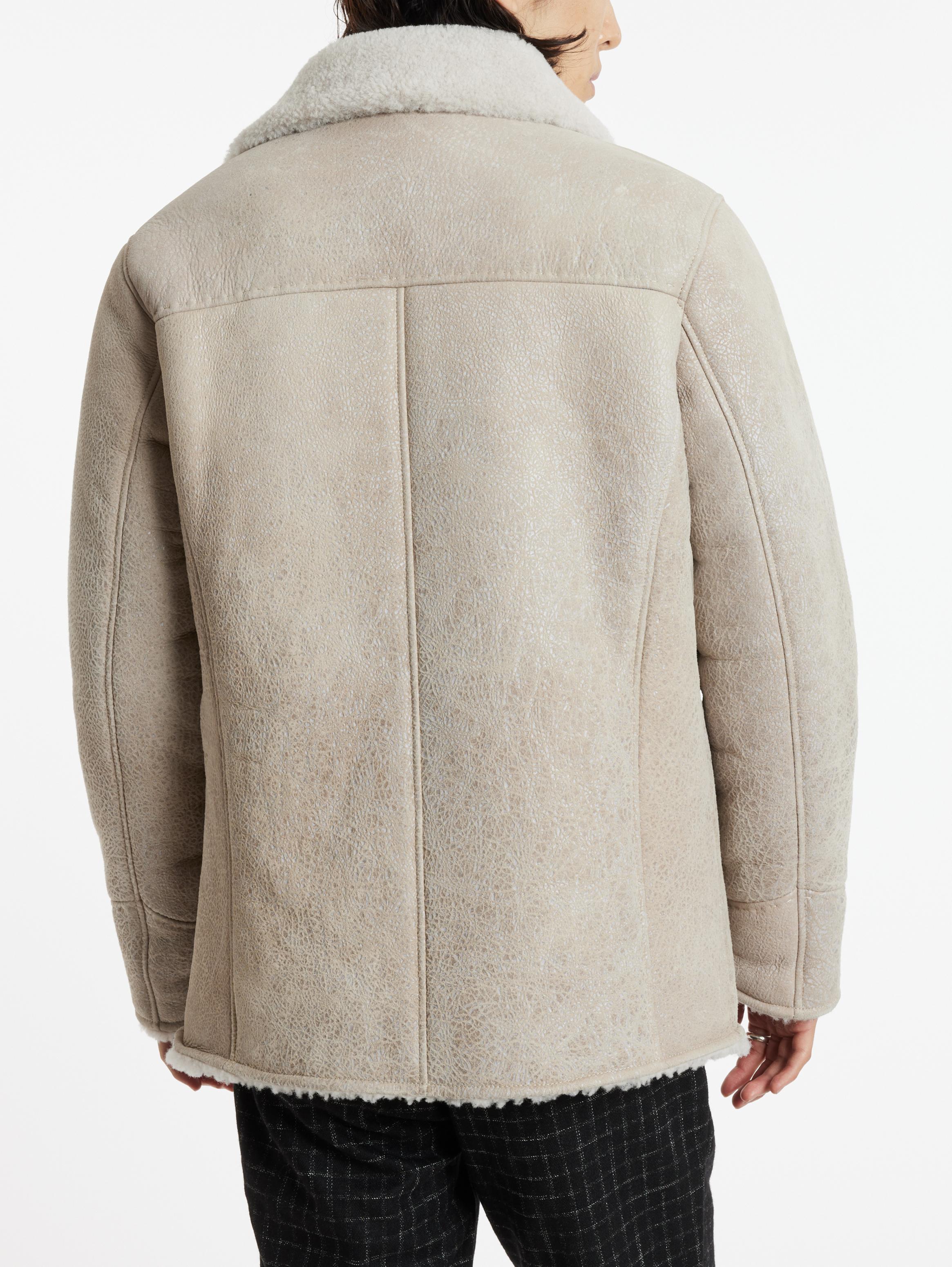 John varvatos hot sale shearling coat