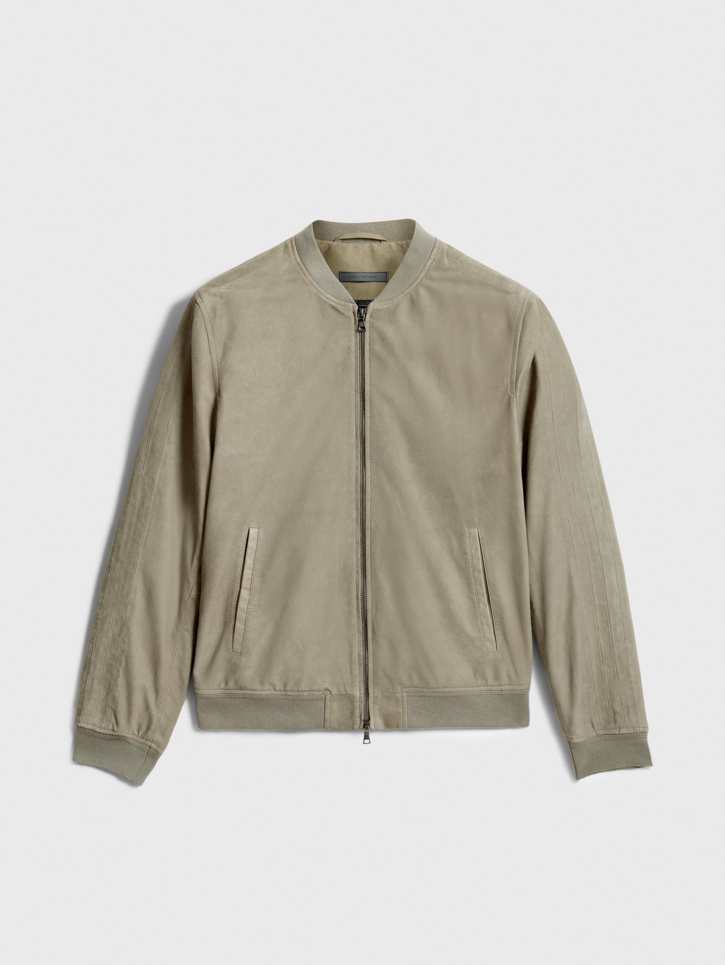 One Jacket, Two Spies – The John Varvatos Suede Racer Jacket