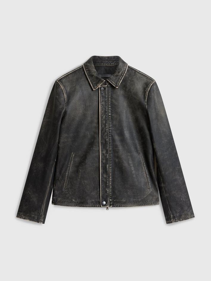 Men's Leather Jackets | Leather Shirt Jackets | John Varvatos