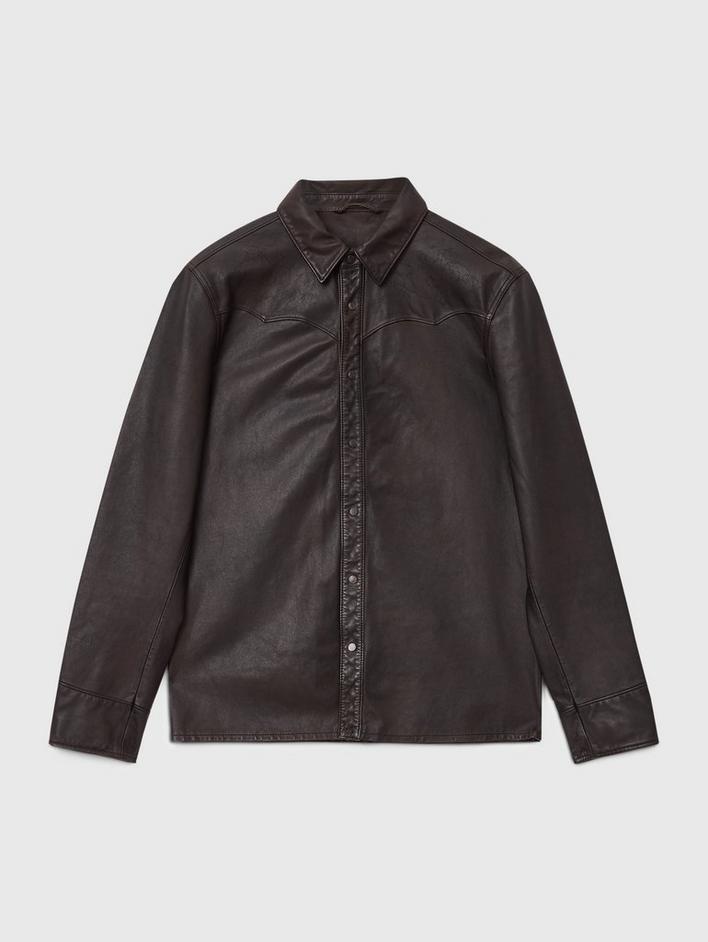 Men's Leather Jackets | Leather Shirt Jackets | John Varvatos Men's Leather Jackets | Leather Shirt Jackets | John Varvatos
