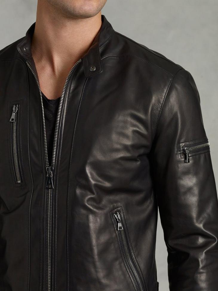 Lambskin Leather Jacket image number 3
