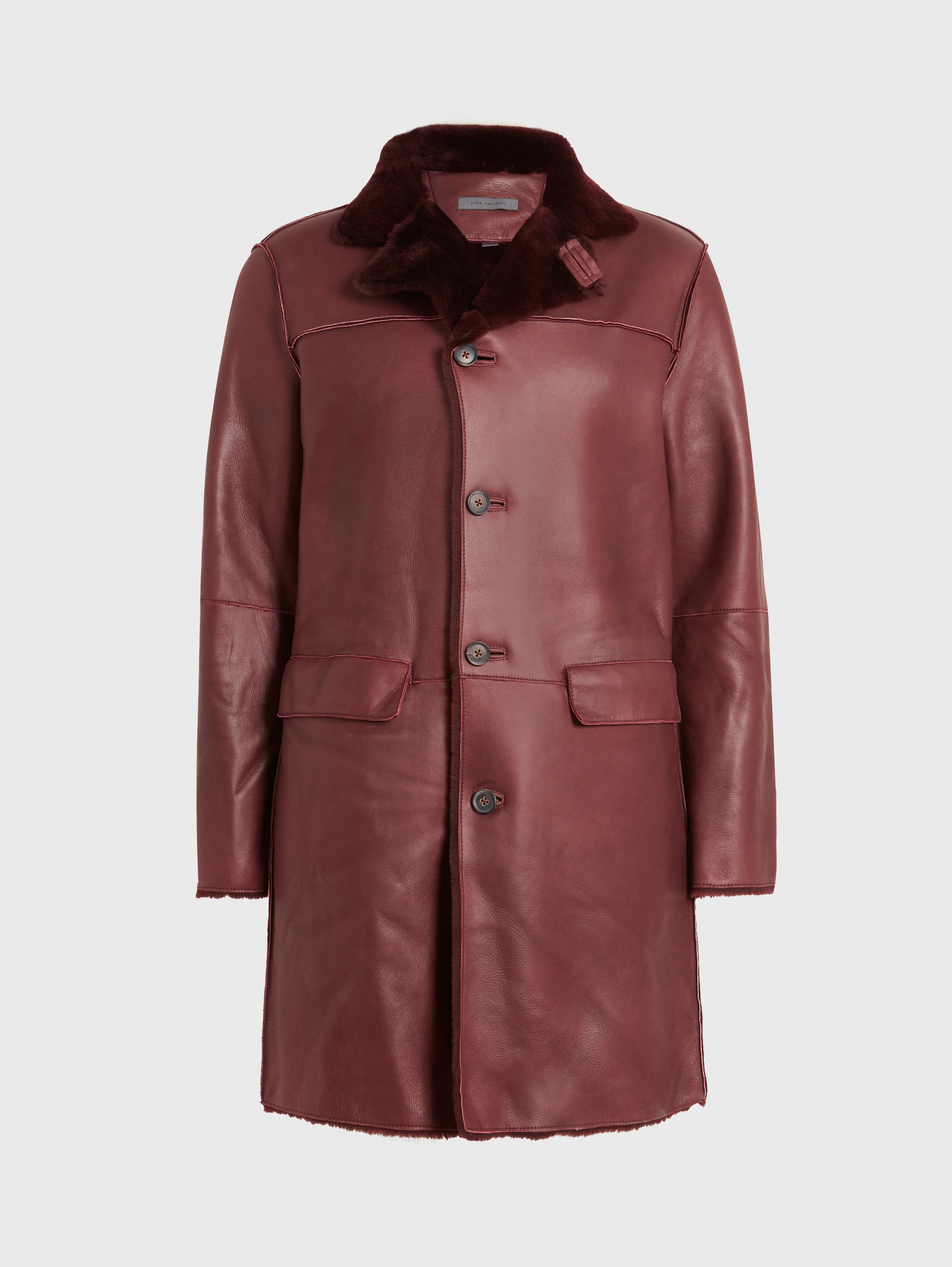 COFFEY SHEARLING COAT | John Varvatos