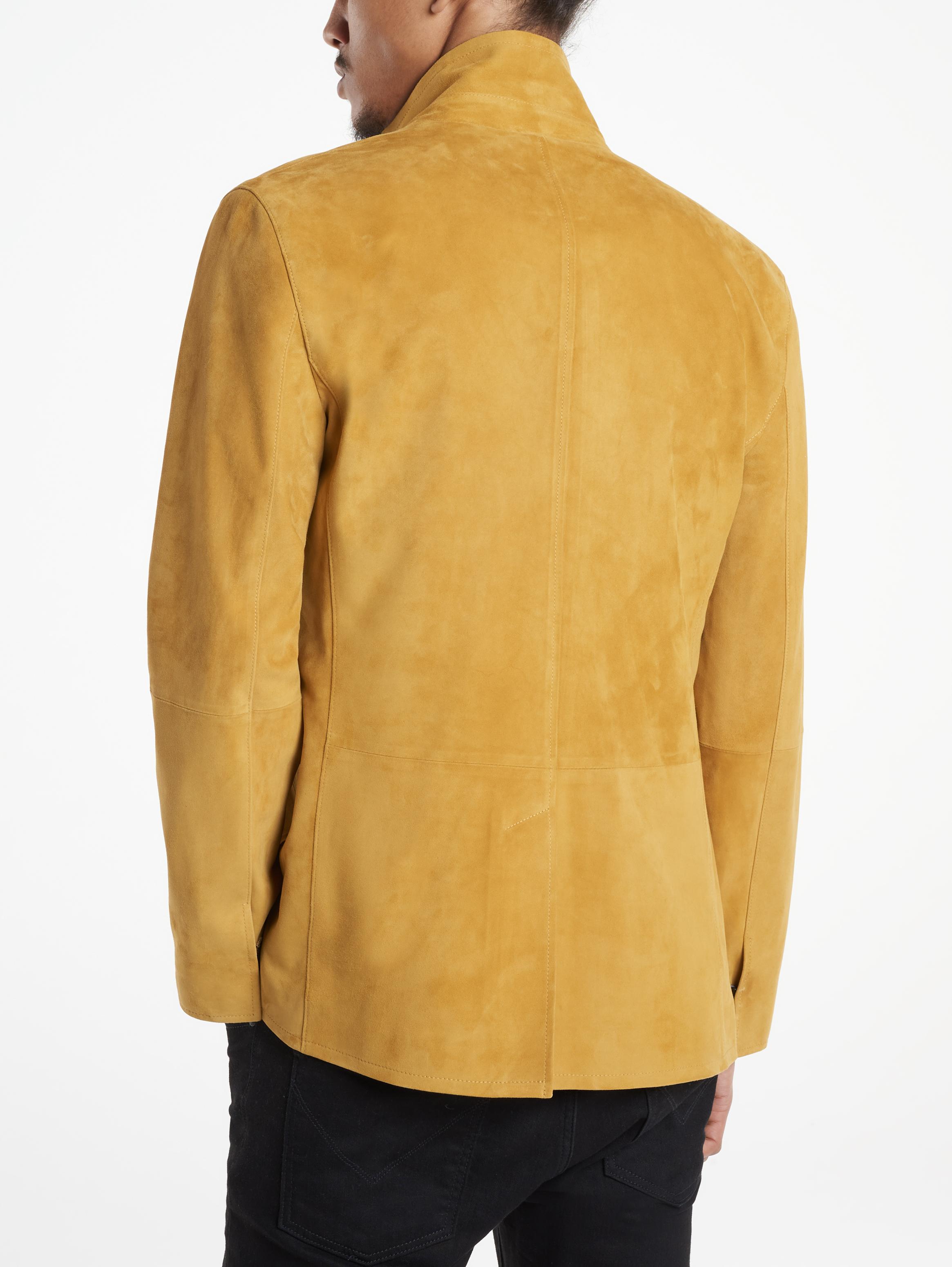 John varvatos suede hot sale hook and bar jacket