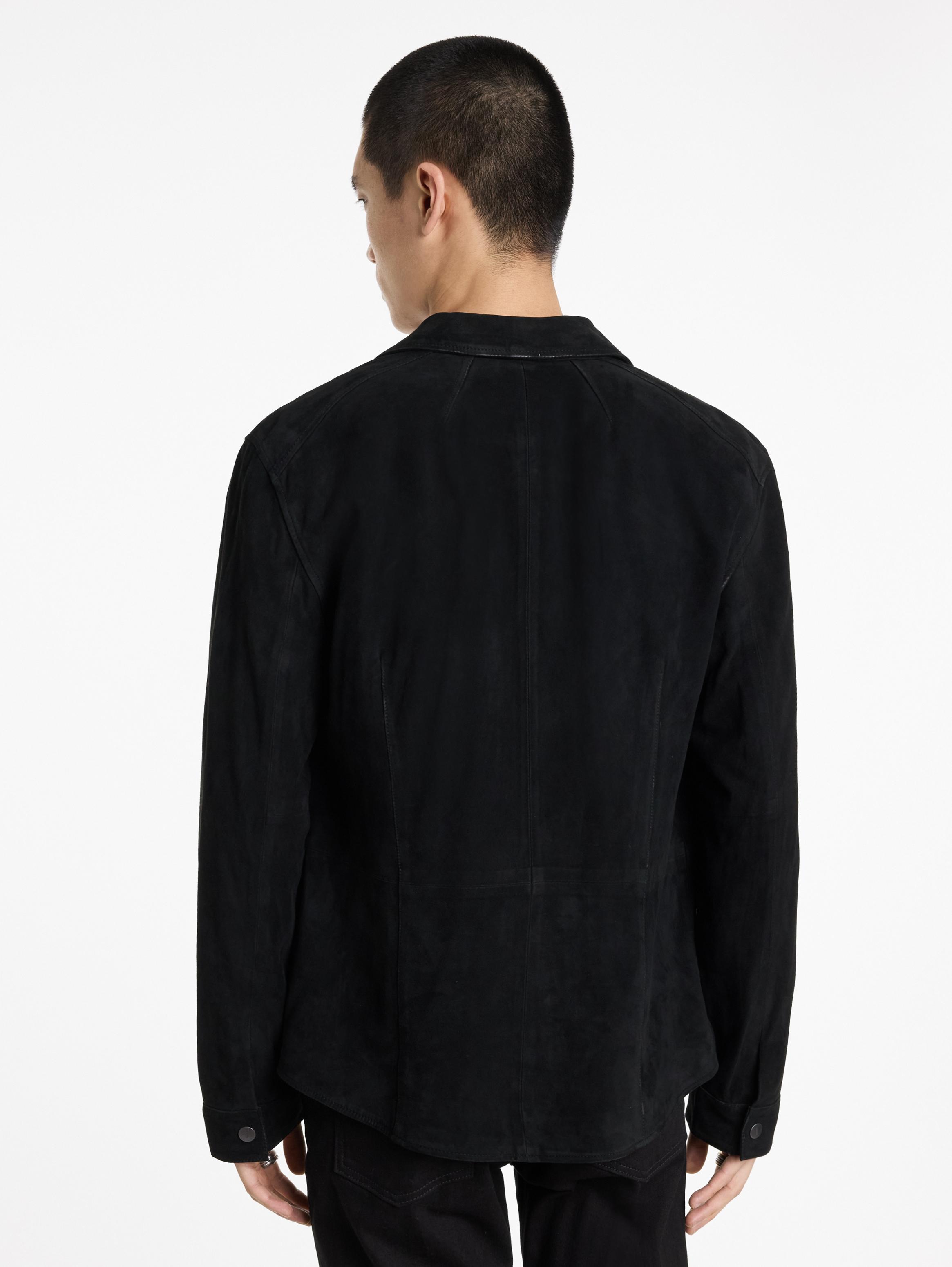 John varvatos suede shirt on sale jacket