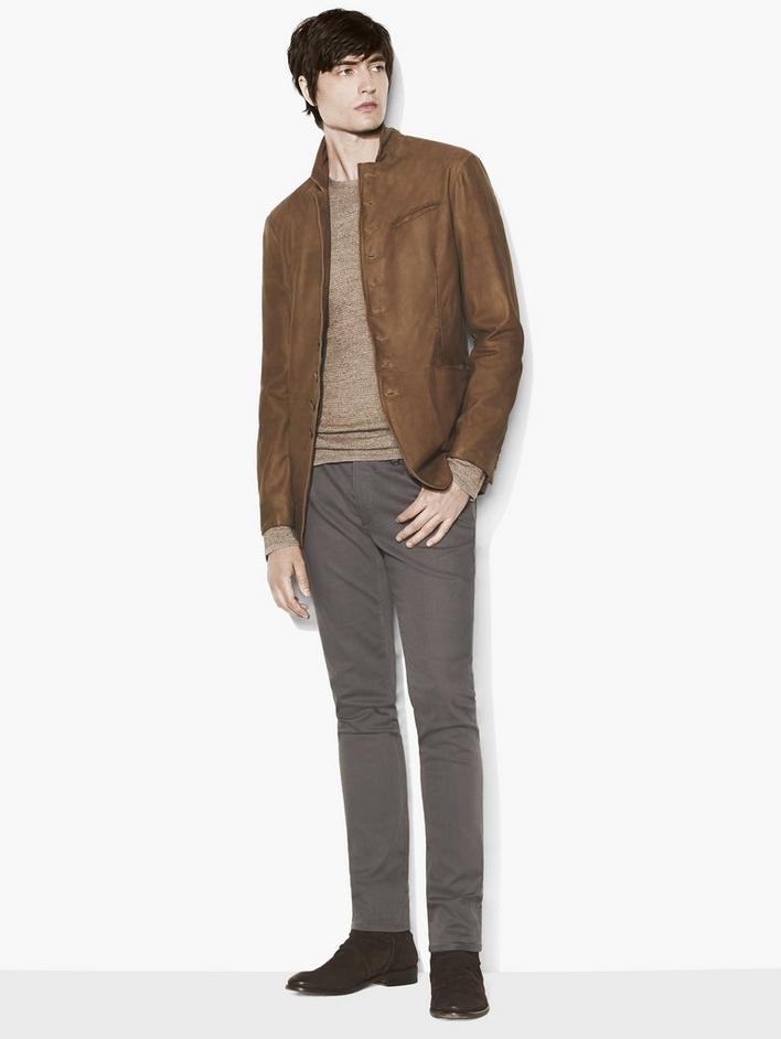 Suede Multi-Button Jacket image number 1