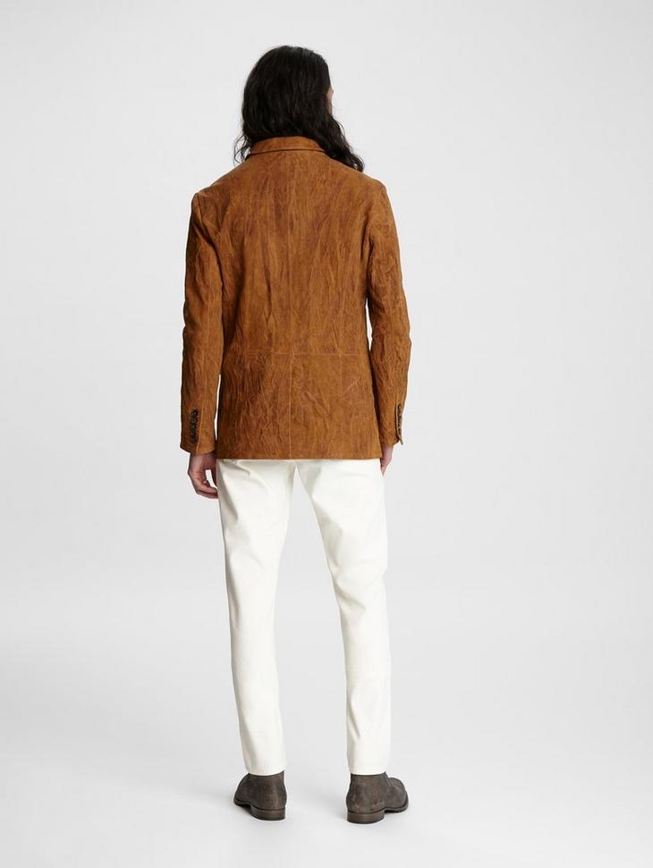 Multi-Button Suede Jacket image number 2