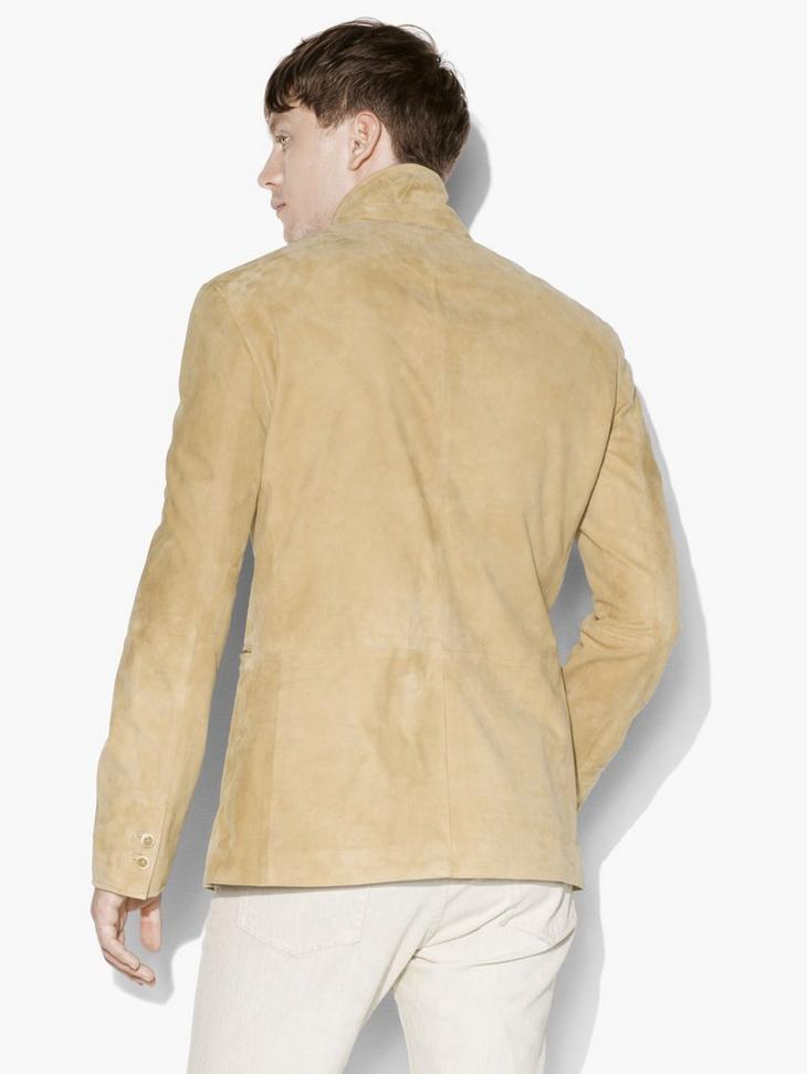 SUEDE MULTI-BUTTON JACKET image number 2