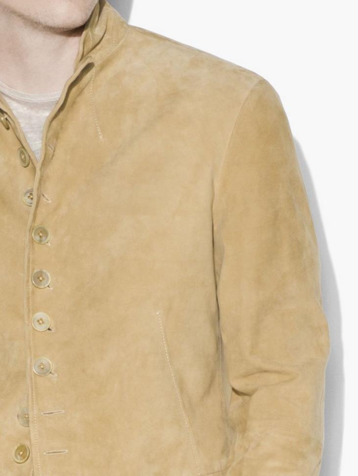 SUEDE MULTI-BUTTON JACKET image number 3
