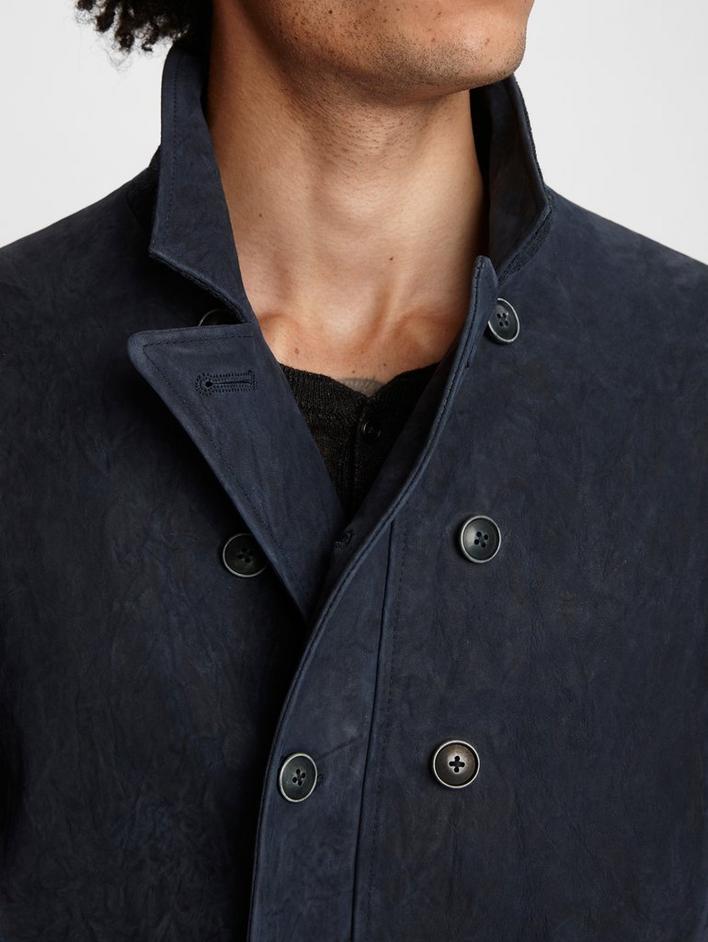 Double-Breasted Suede Jacket image number 3