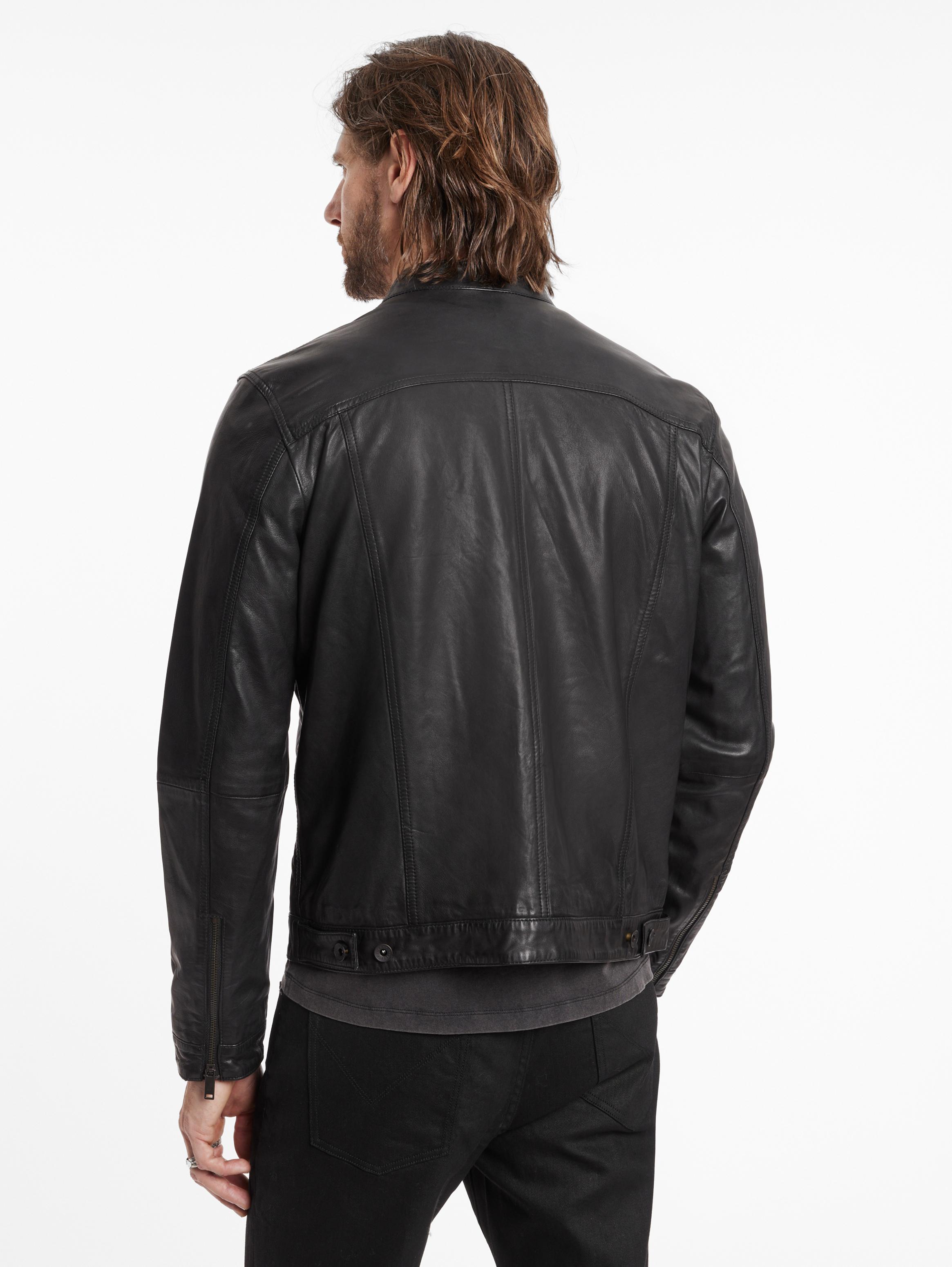 BRANDO BAND COLLAR JACKET | John Varvatos BRANDO BAND COLLAR JACKET | John Varvatos