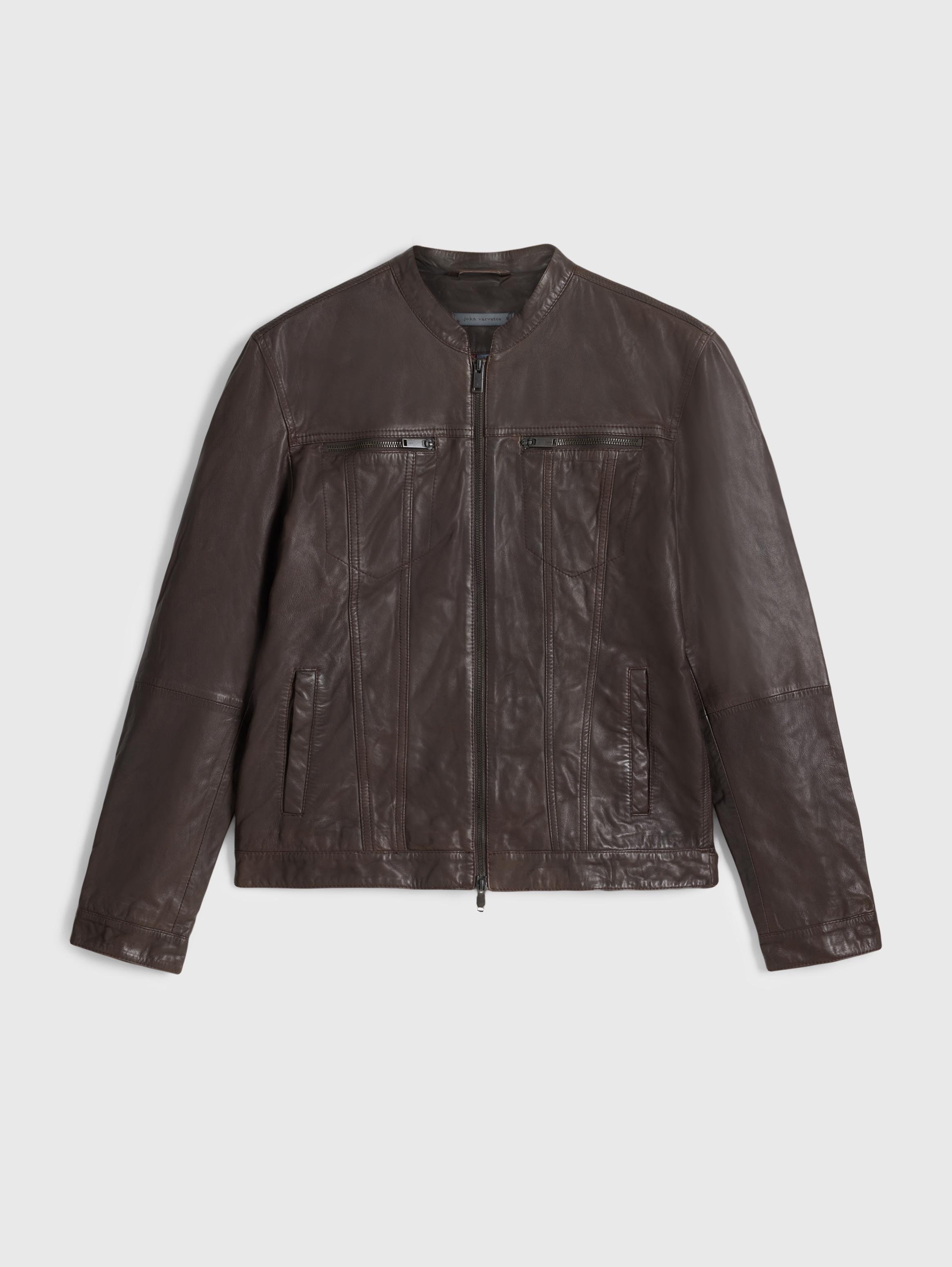 Men's Leather Jackets | Leather Shirt Jackets | John Varvatos