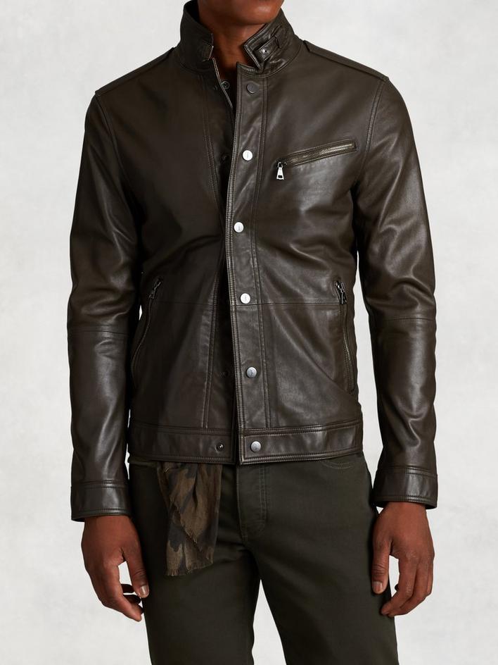 Short Leather Jacket image number 1