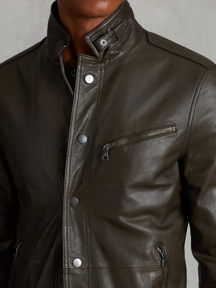 Short Leather Jacket image number 3