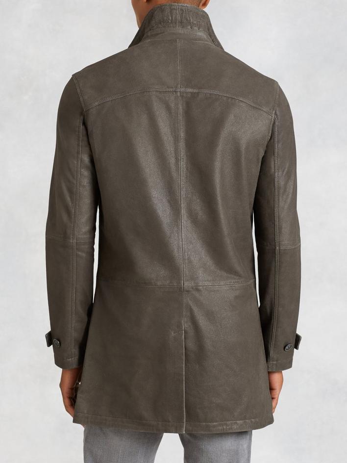 Goatskin Leather Trench image number 2