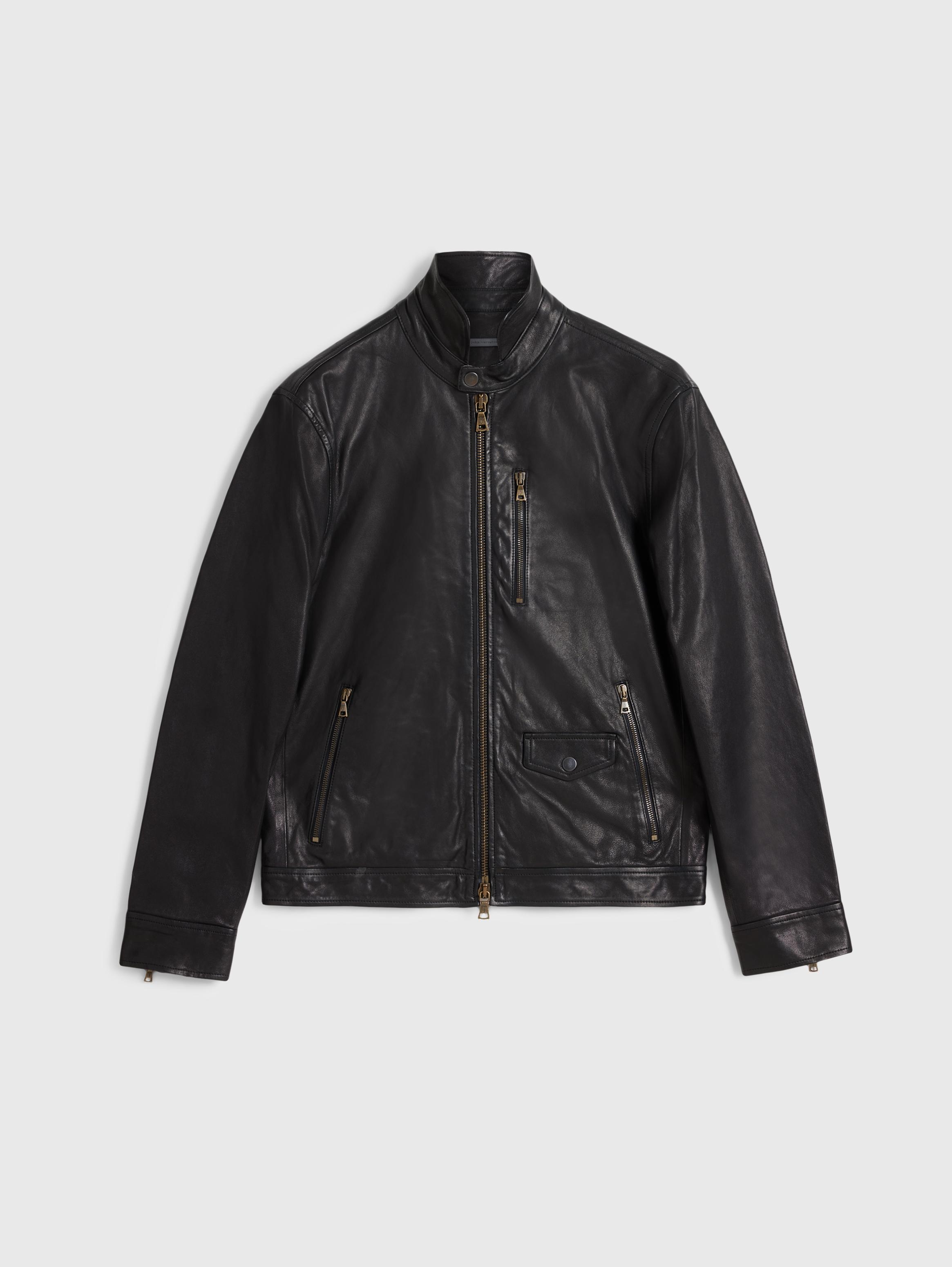 Men's Leather Jackets | Leather Shirt Jackets | John Varvatos