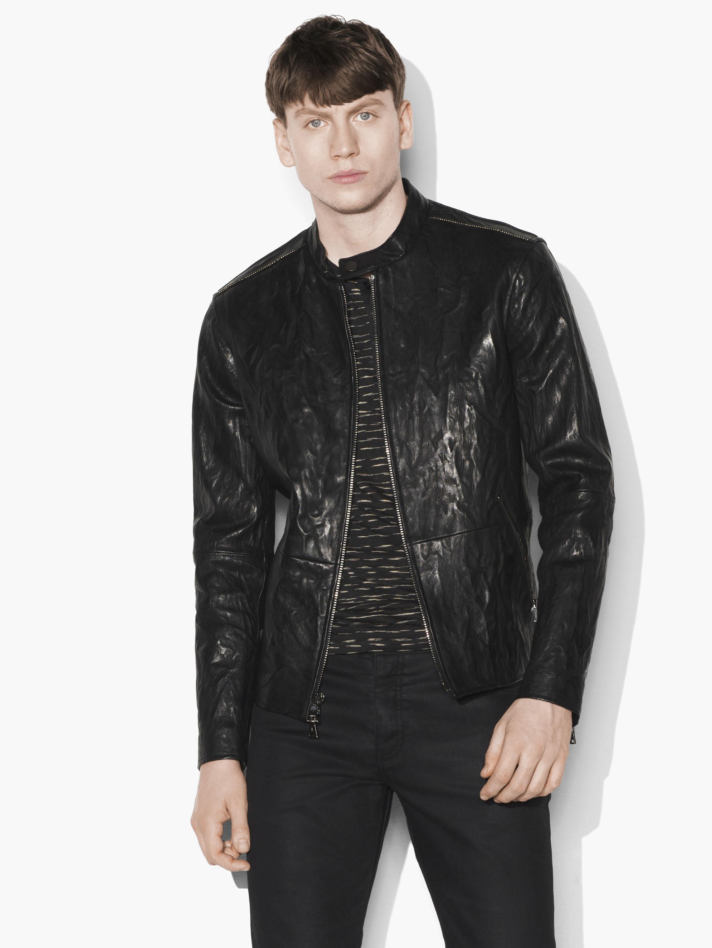 Leather Studded Jacket image number 1