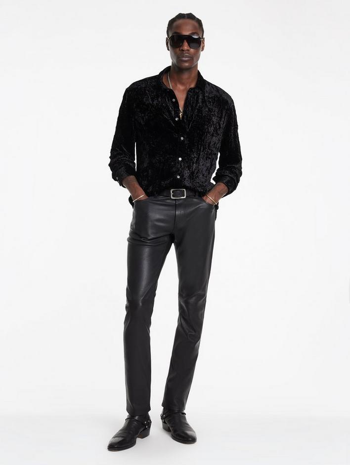 THE ROCKER LEATHER PANTS image number 4