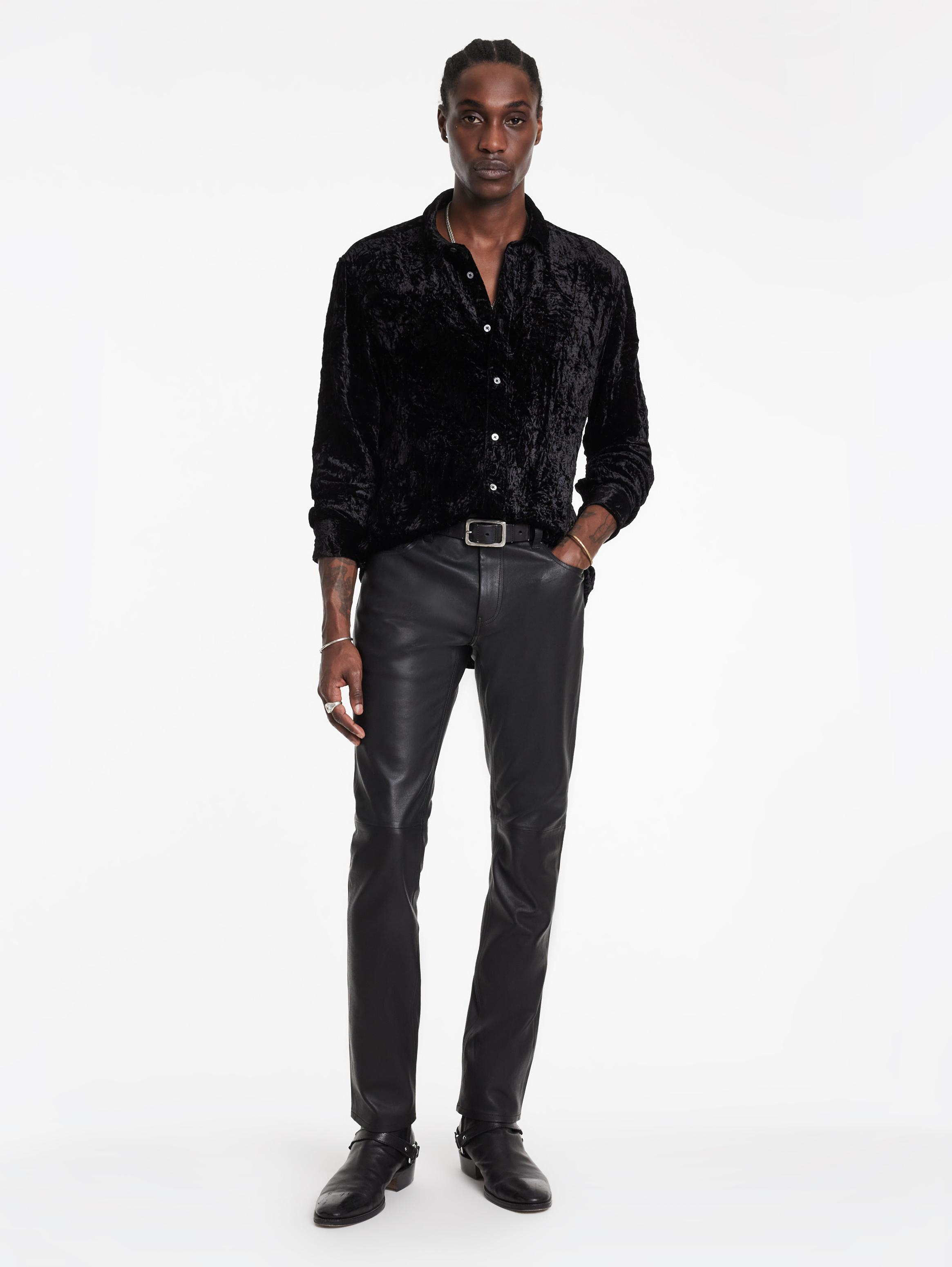 THE ROCKER LEATHER PANTS | John Varvatos