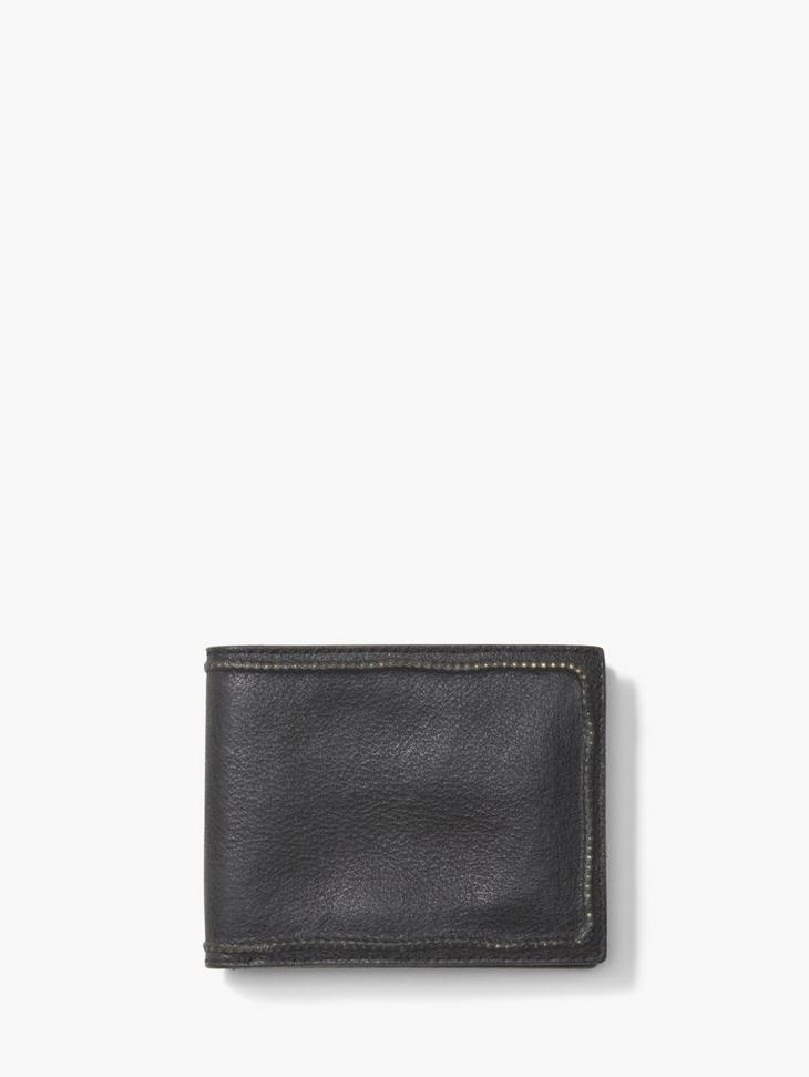 Studded Edge Slim Fold Wallet image number 1