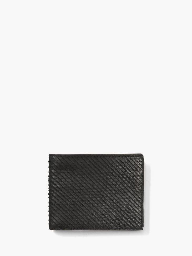 Textured Leather Bifold Wallet image number 1